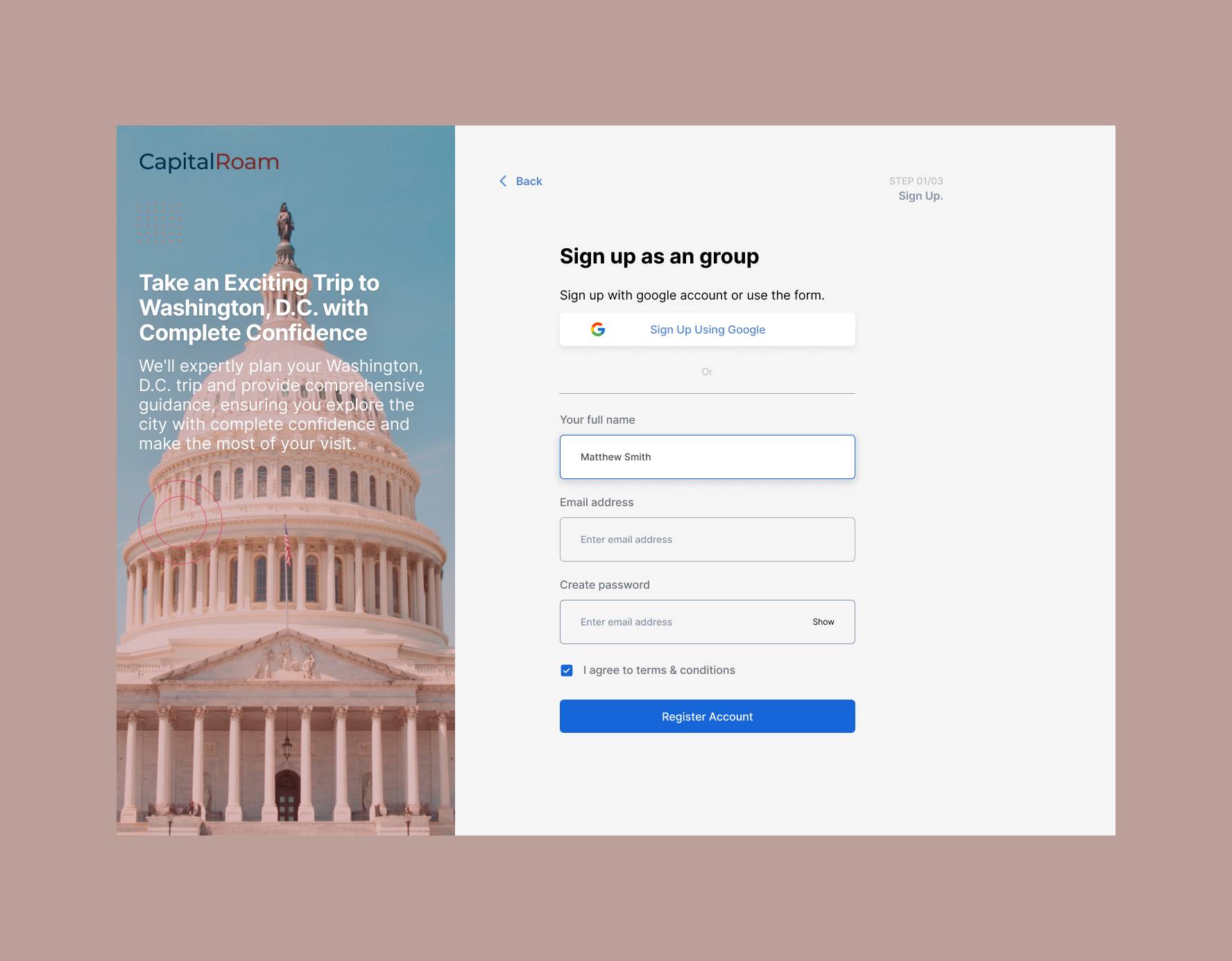 Daily UI Challenge #3