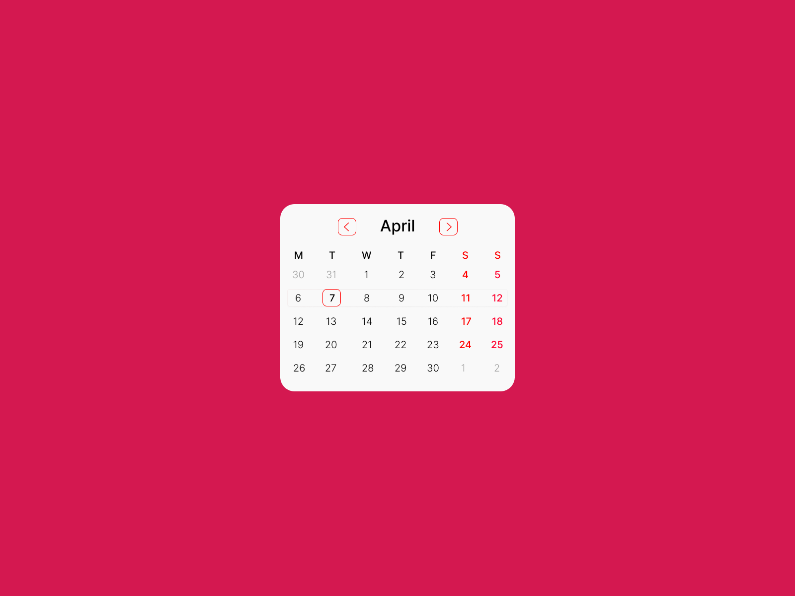 Daily UI Challenge #6