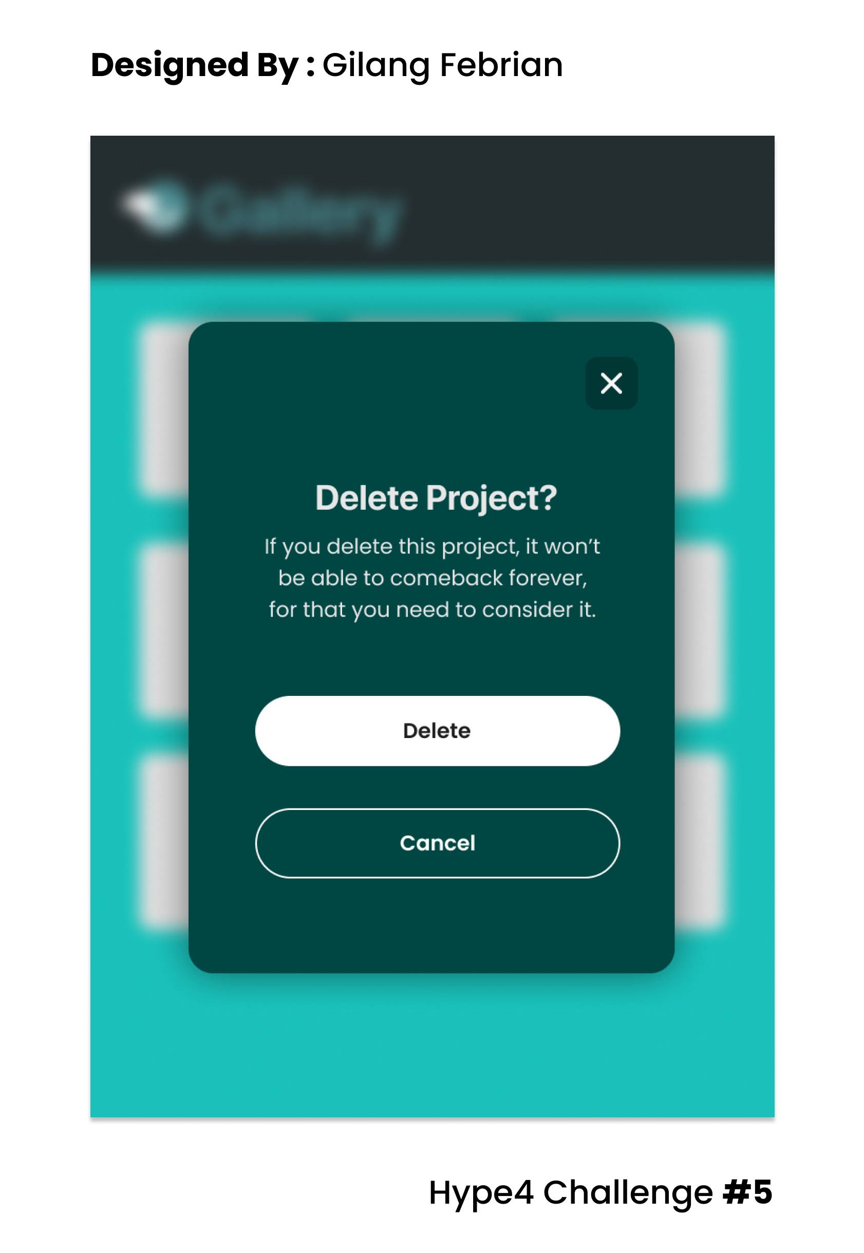 Daily UI Challenge #5