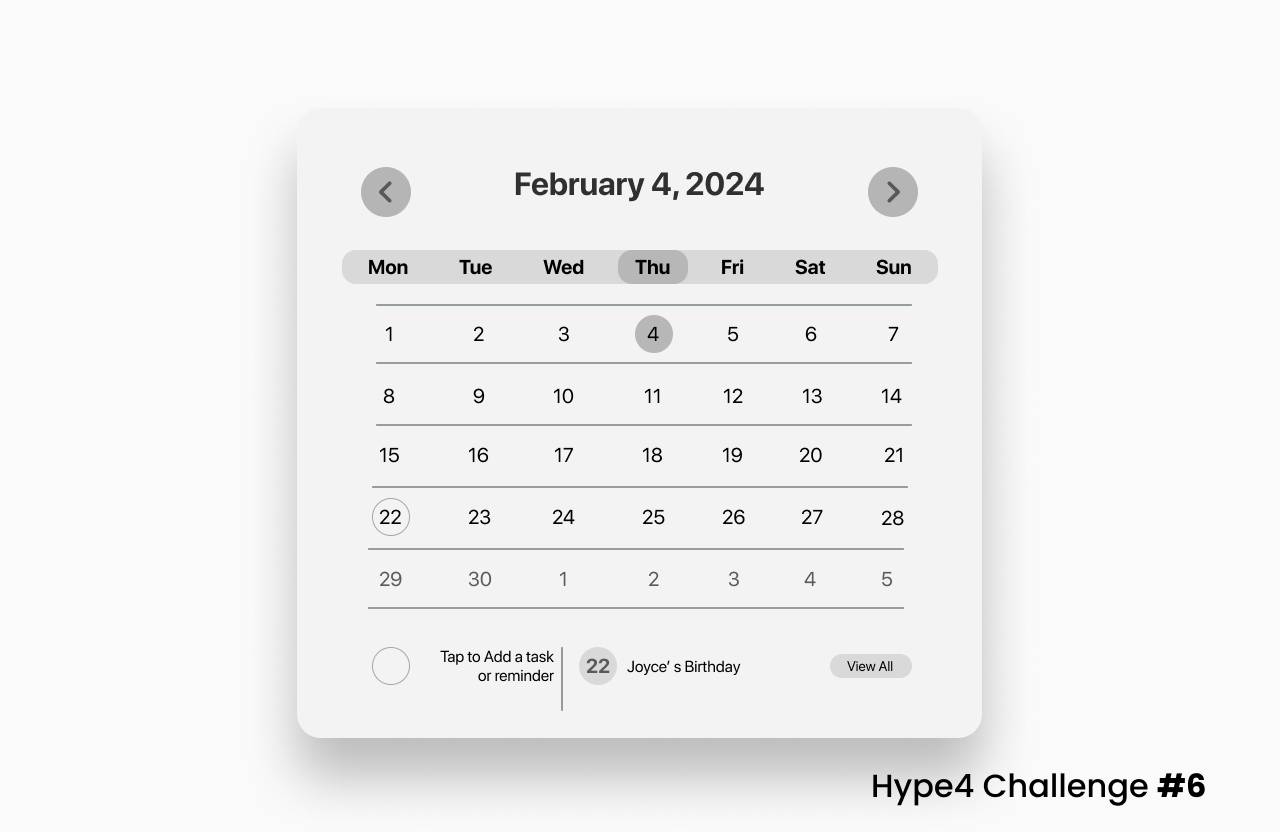 Daily UI Challenge #6