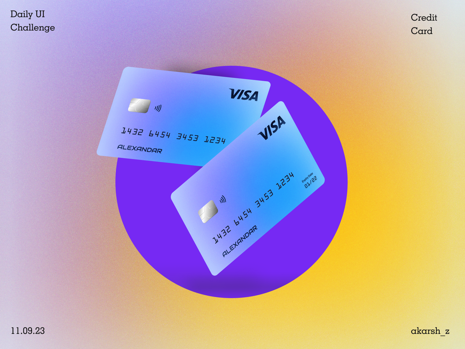 Daily UI Challenge #7