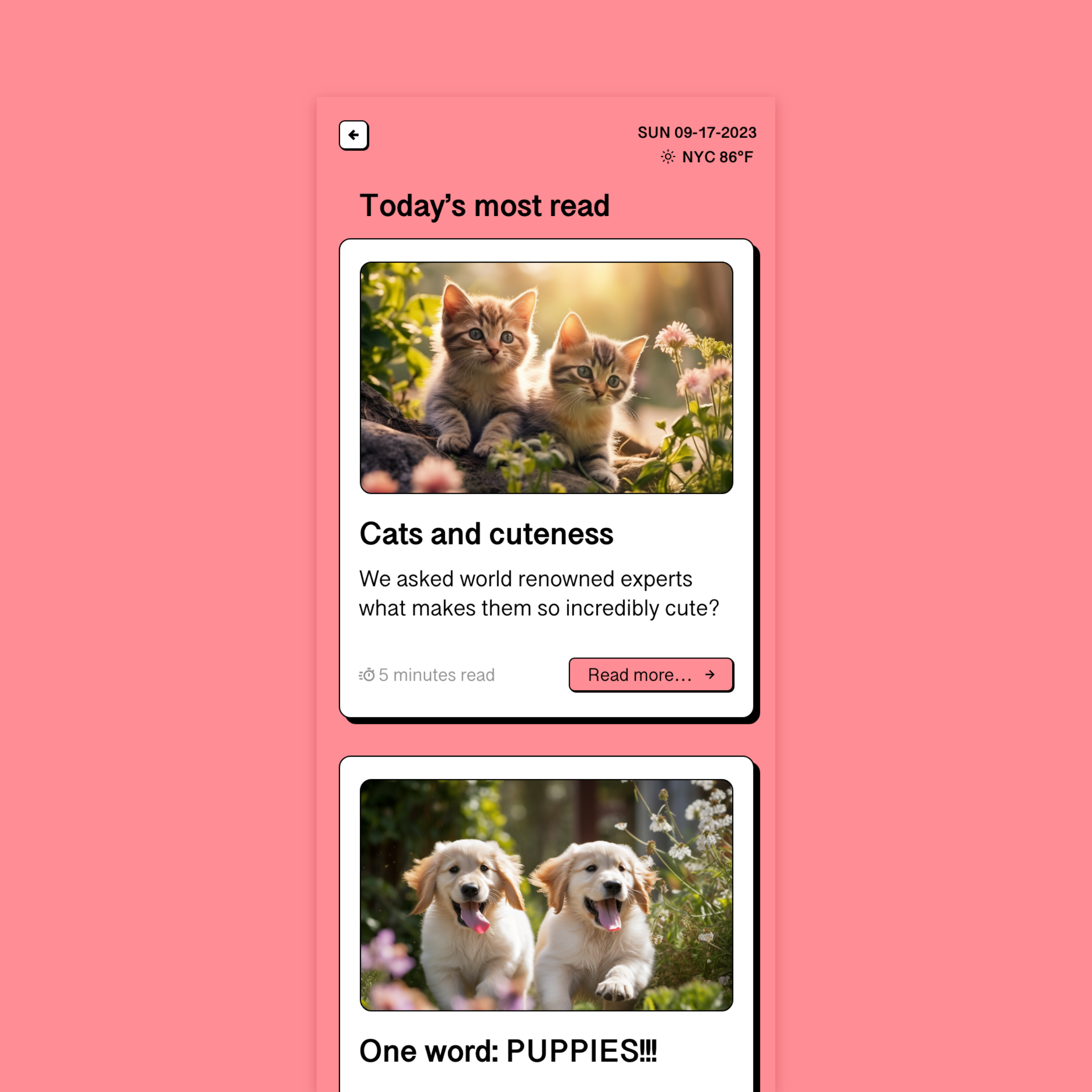 Daily UI Challenge #16