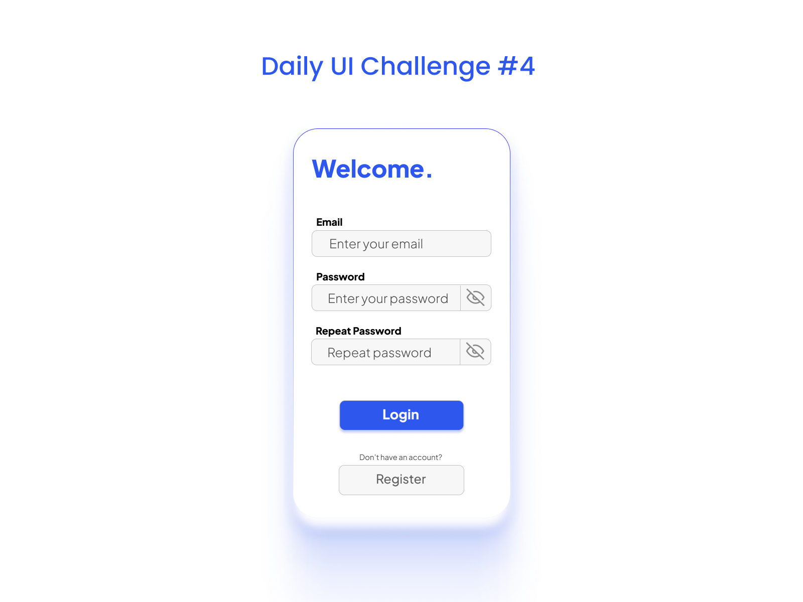Daily UI Challenge #4