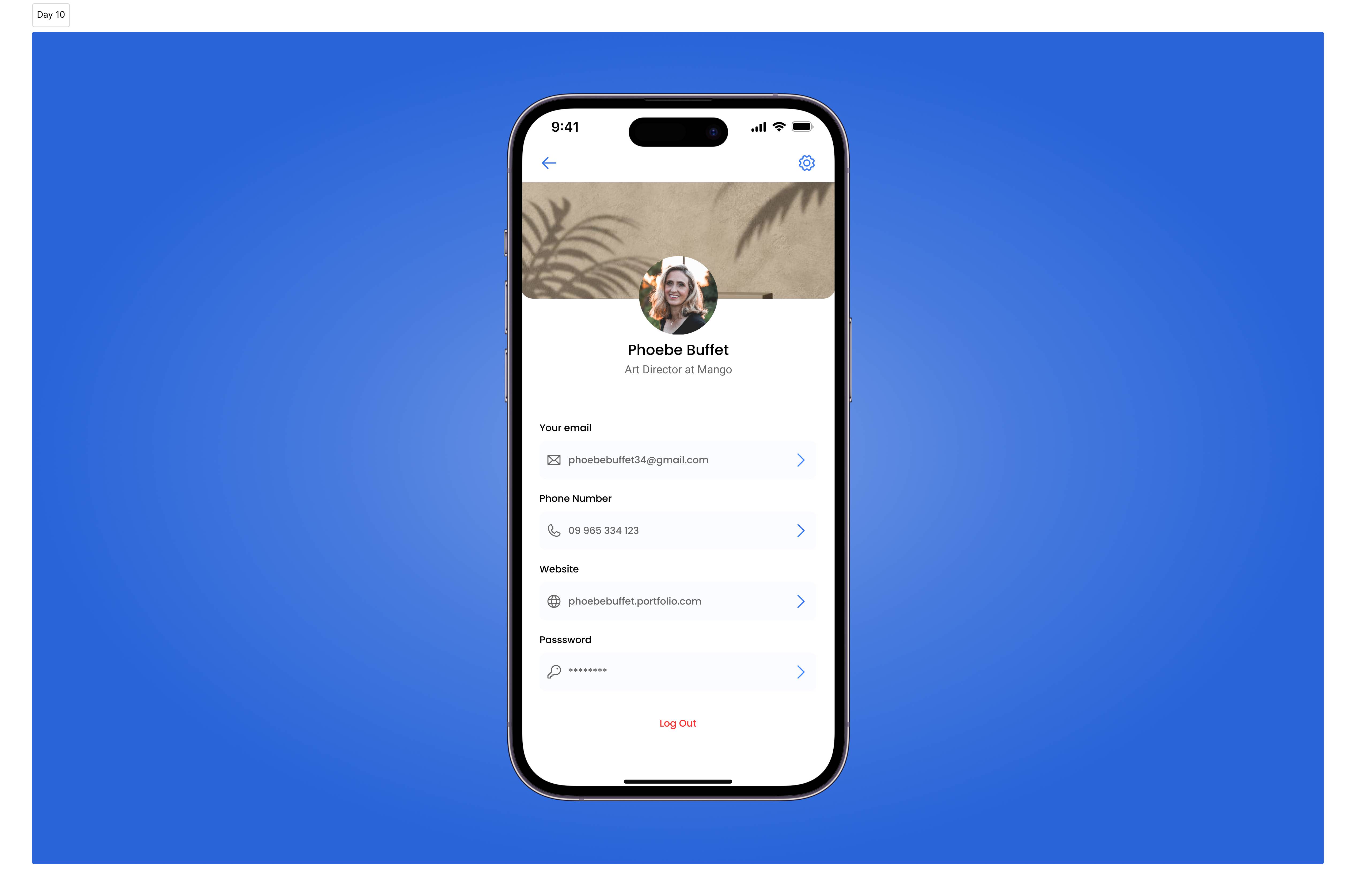 Daily UI Challenge #10