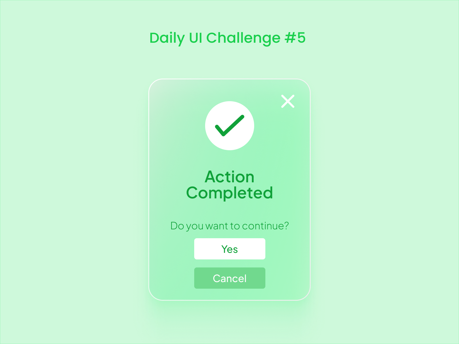 Daily UI Challenge #5
