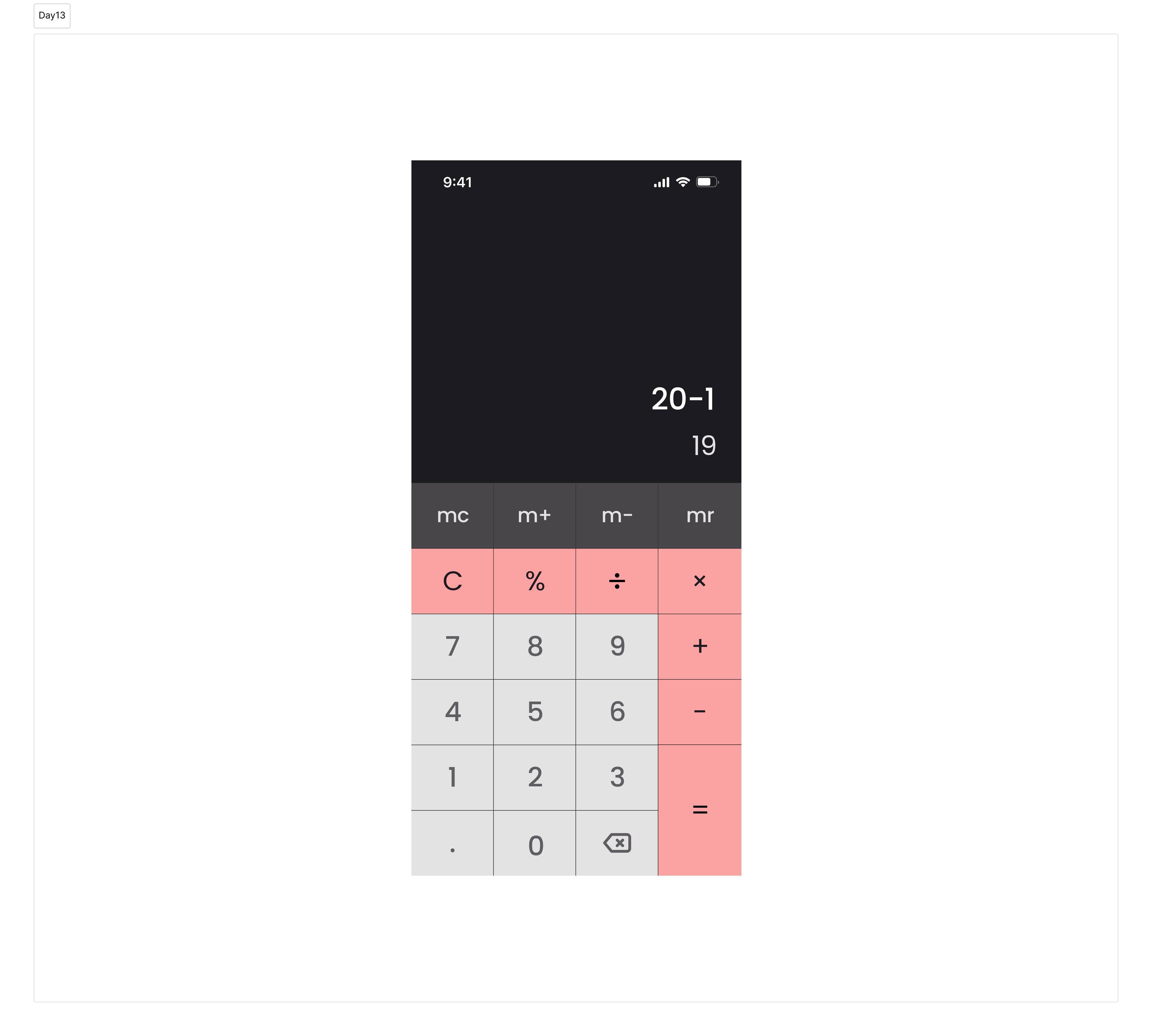 Daily UI Challenge #13