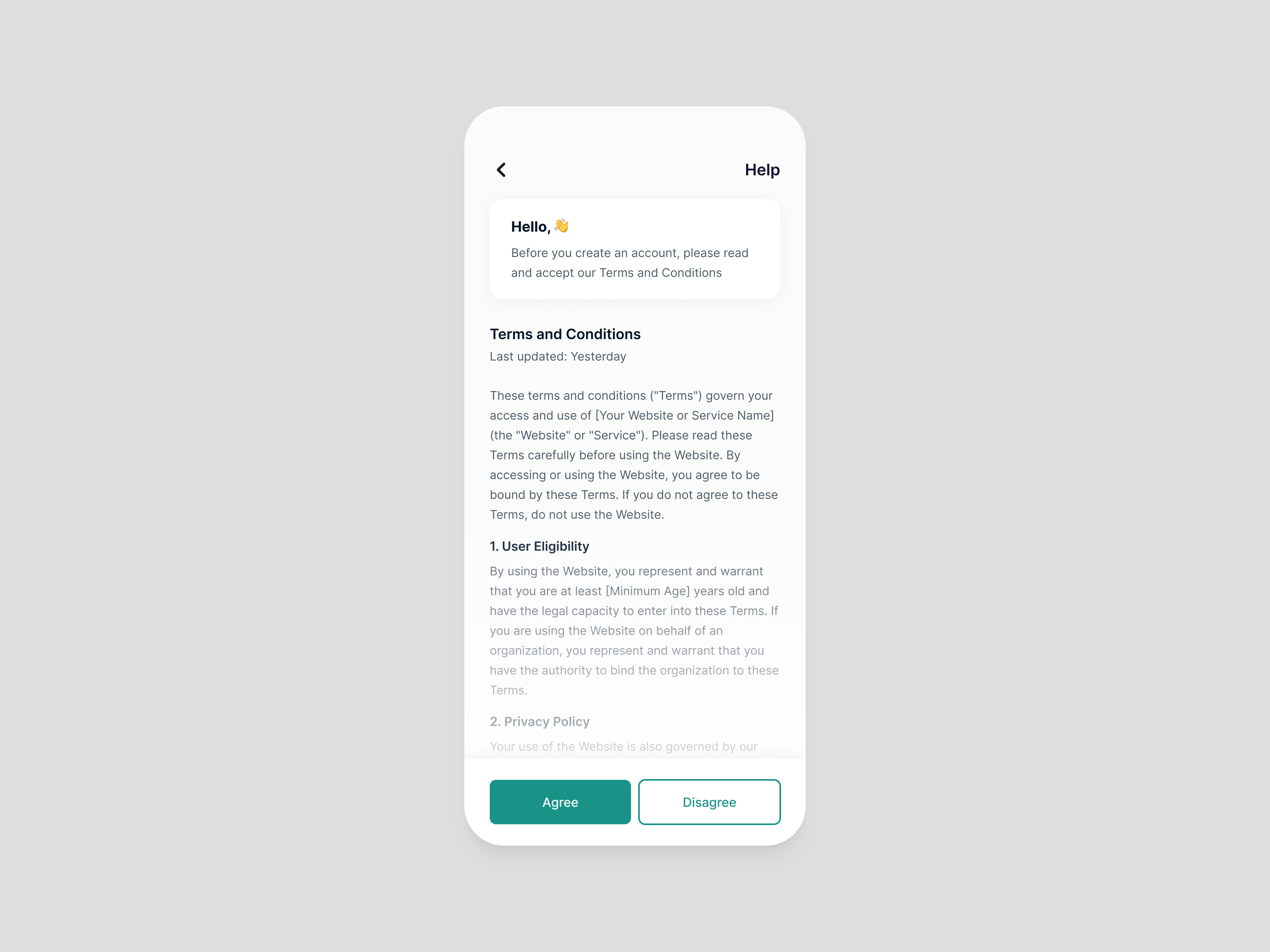 Daily UI Challenge #44