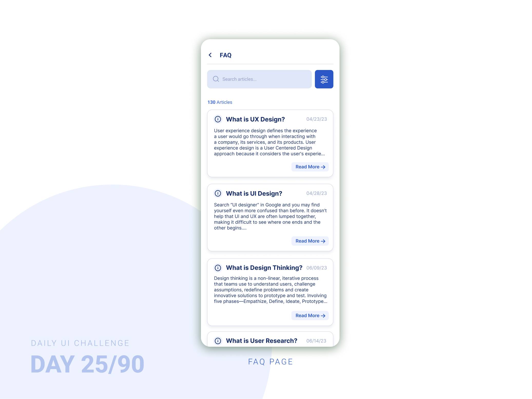 Daily UI Challenge #25