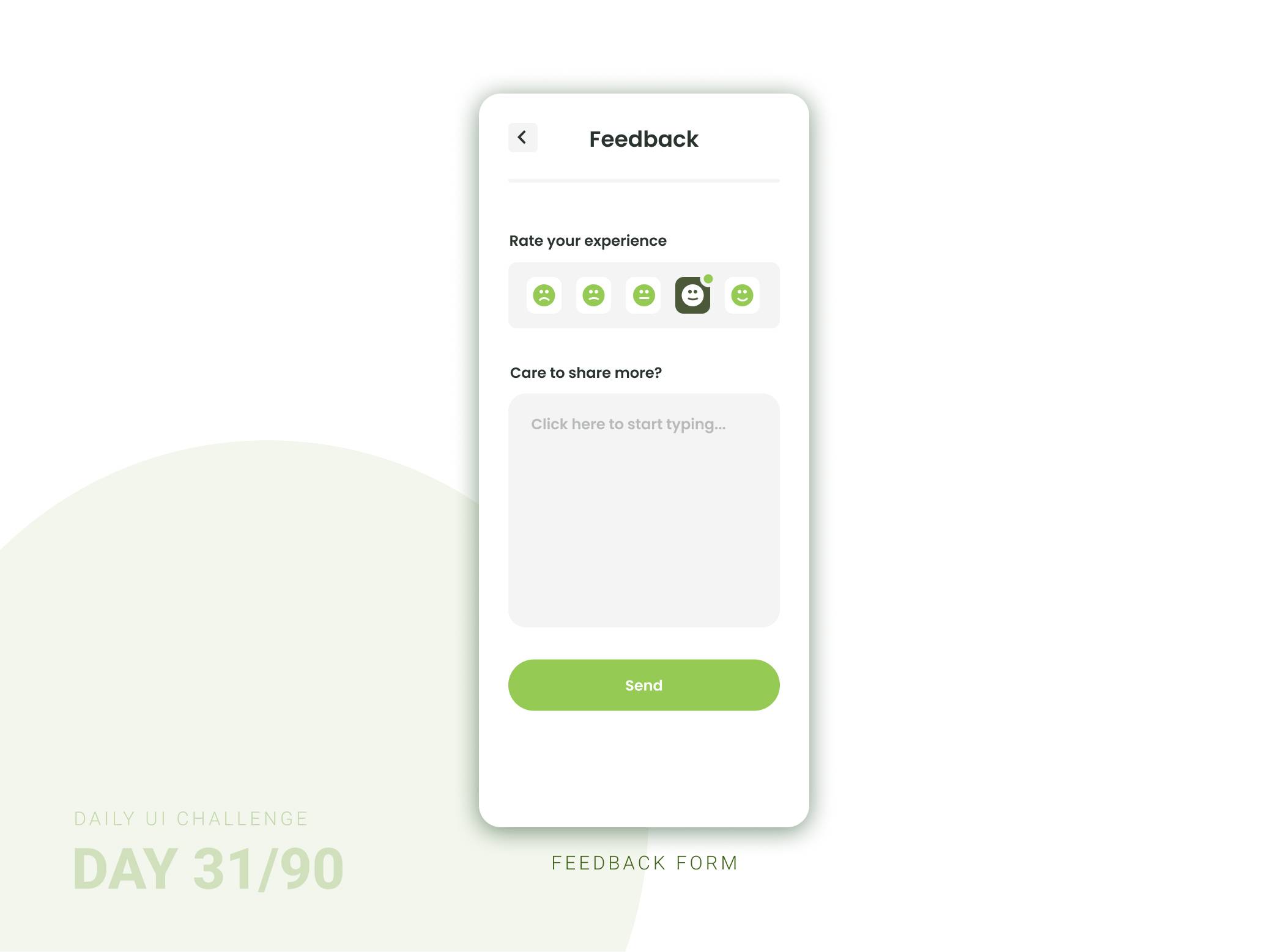 Daily UI Challenge #31