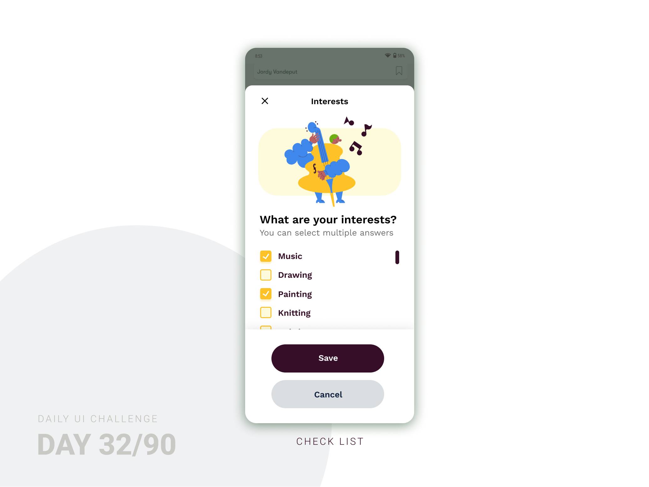 Daily UI Challenge #32