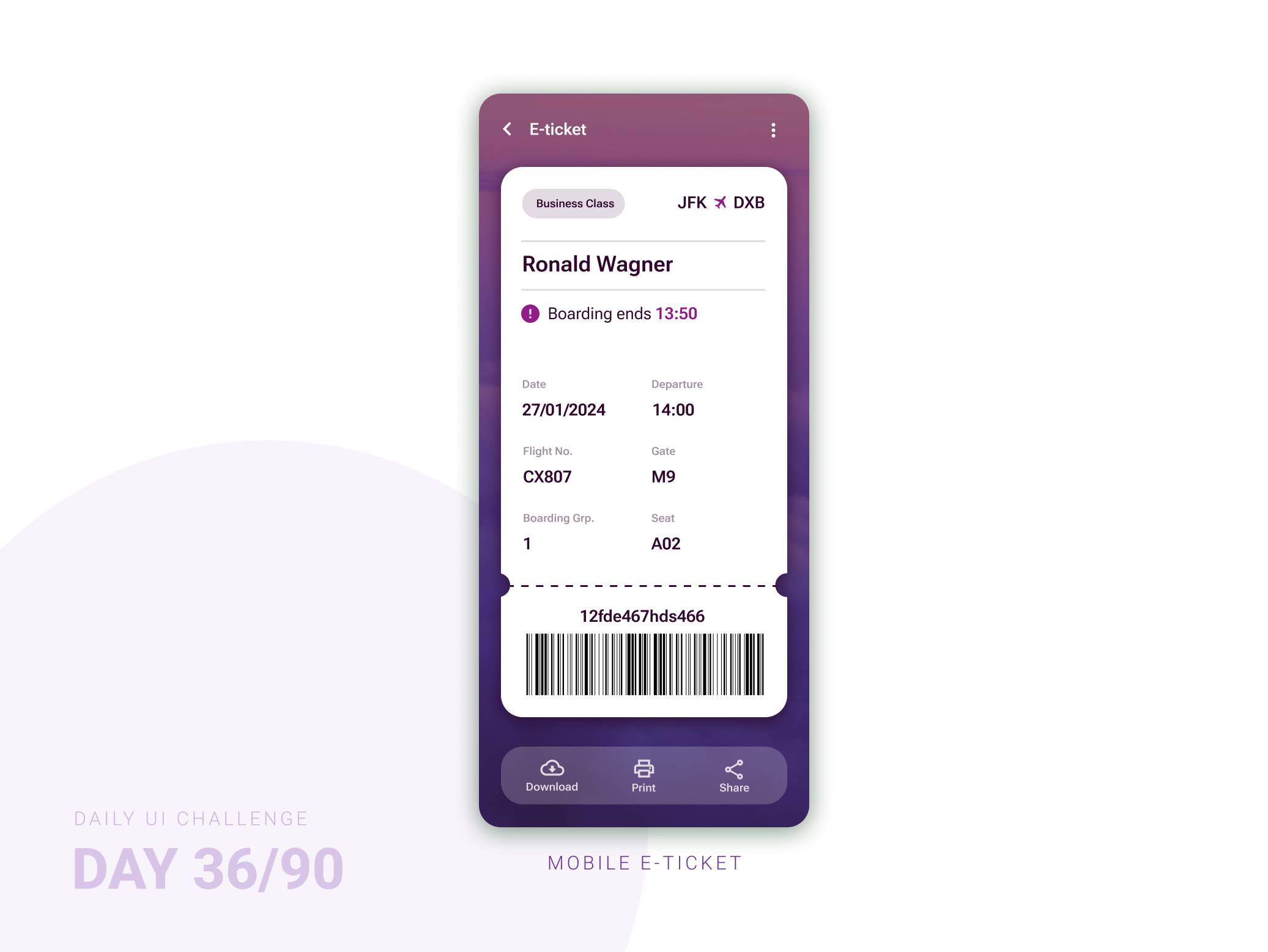 Daily UI Challenge #36