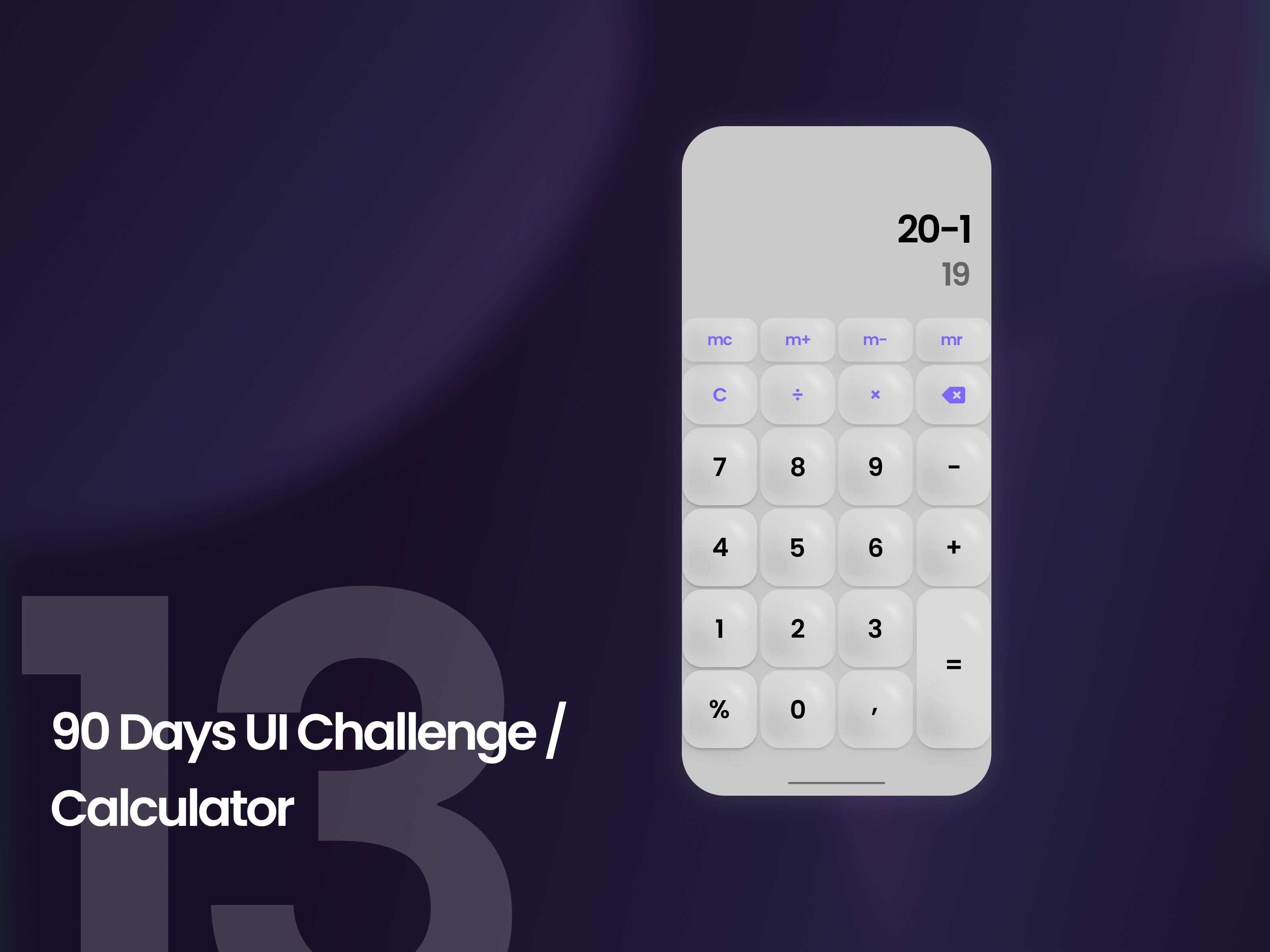 Daily UI Challenge #13