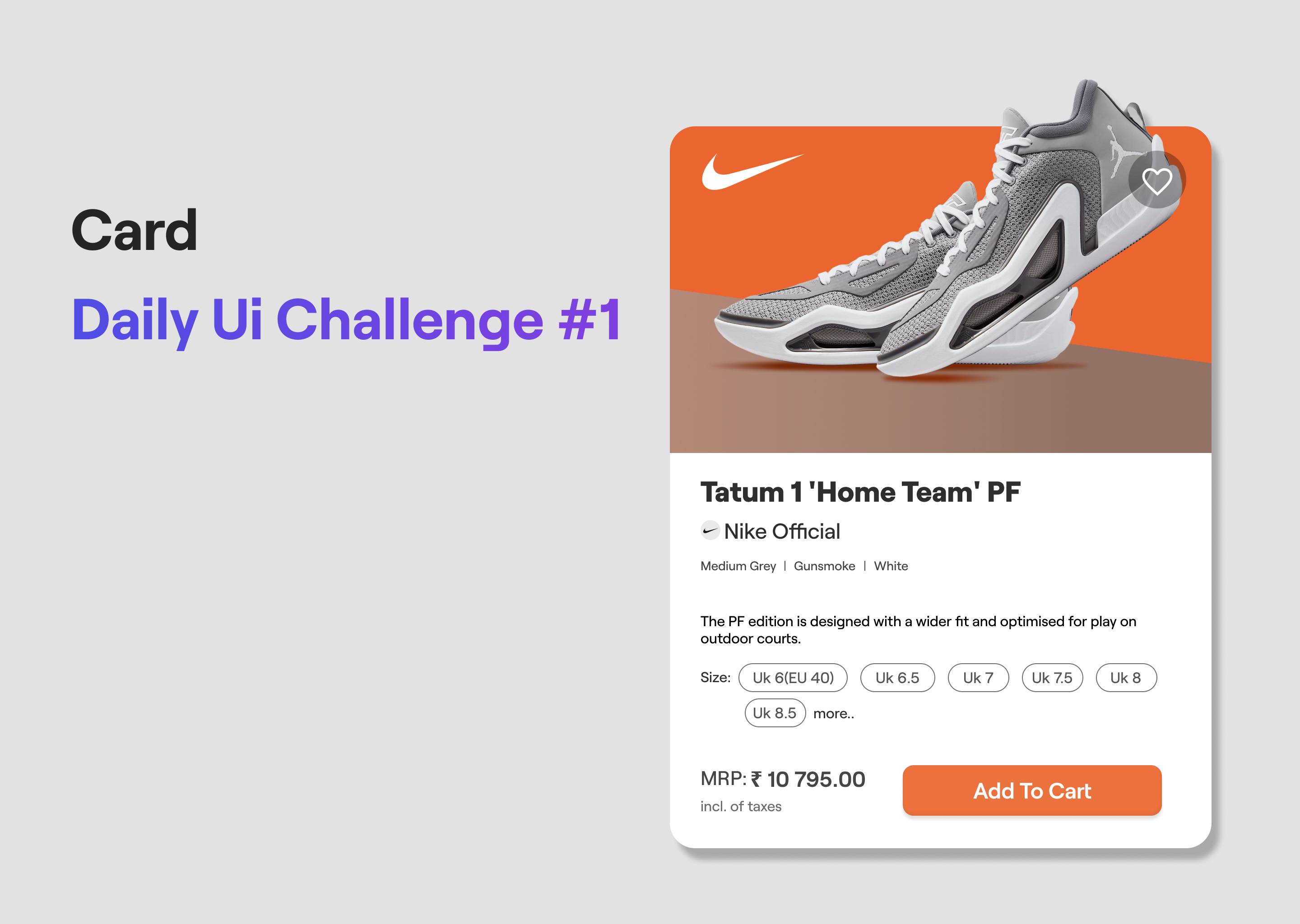 Daily UI Challenge #1