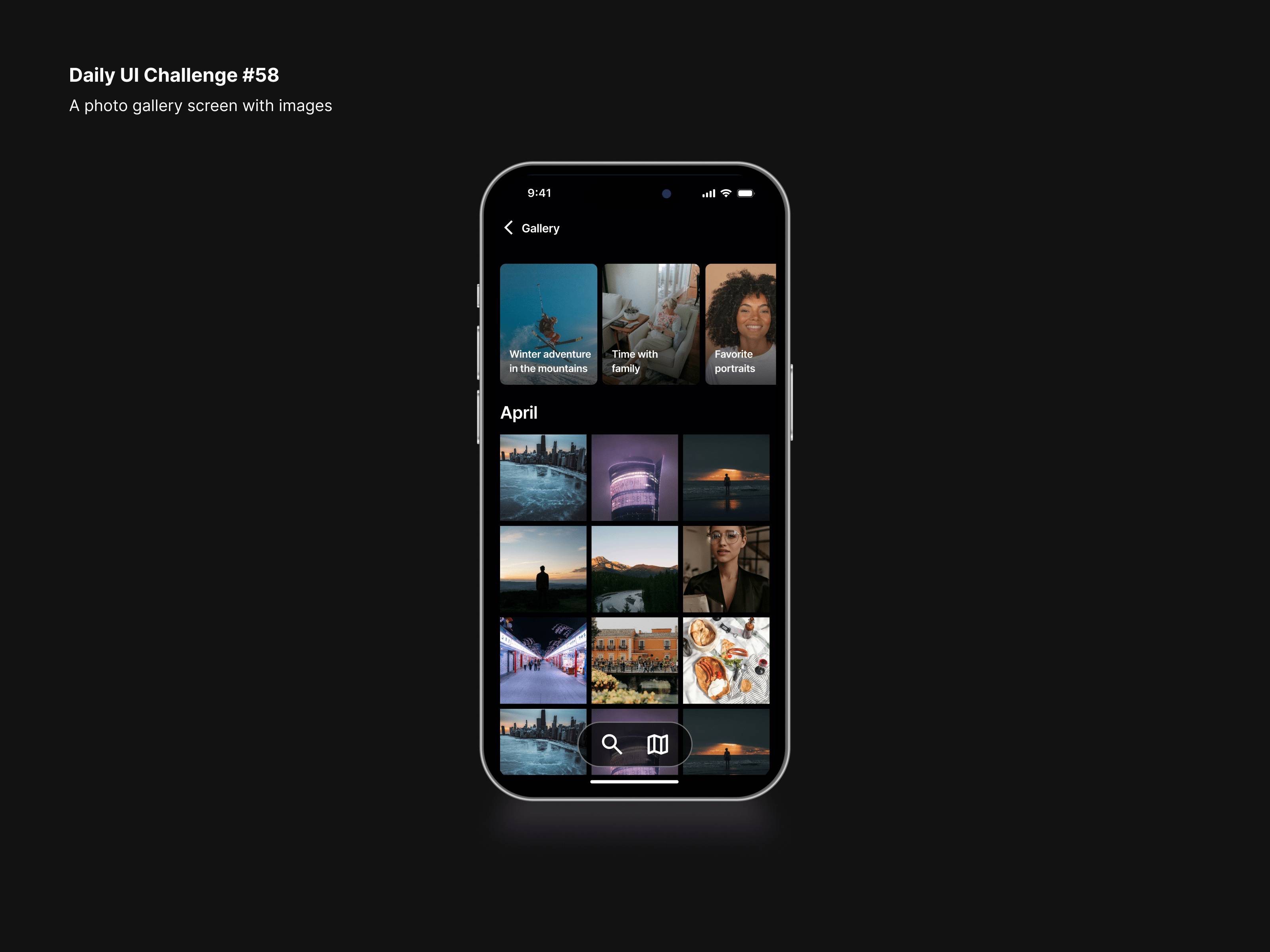 Daily UI Challenge #58