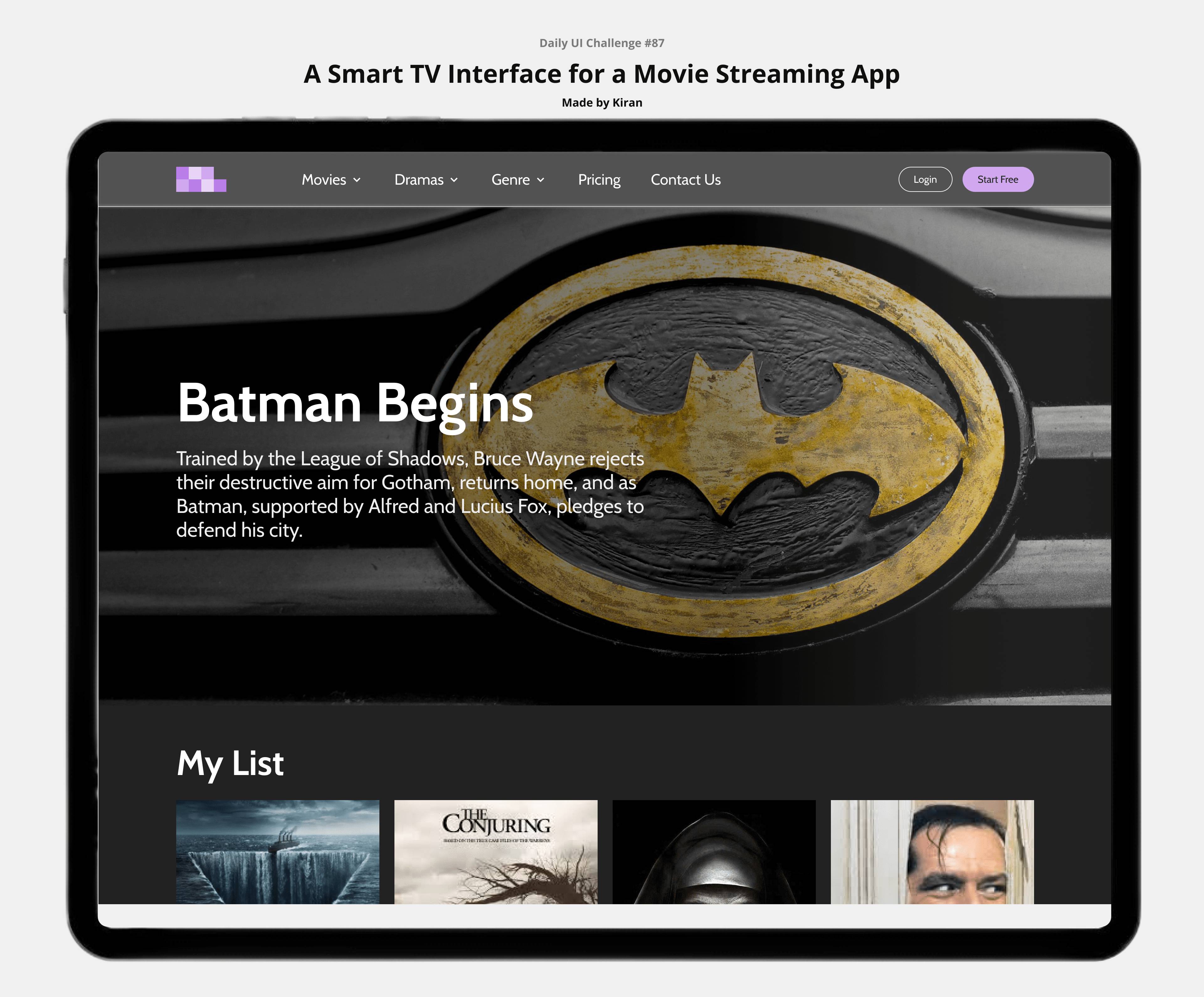 Daily UI Challenge 87