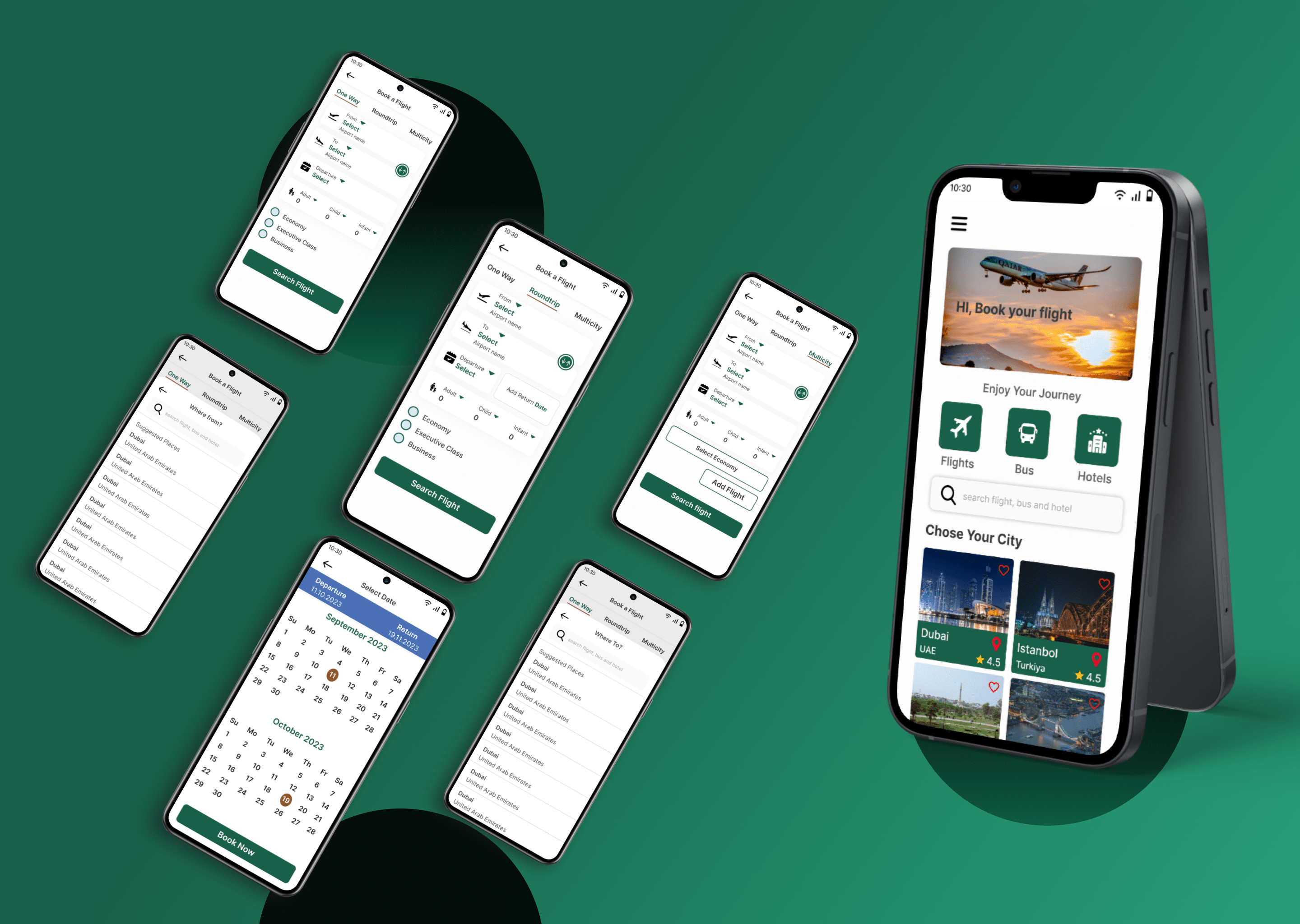 Flight Booking UI Design