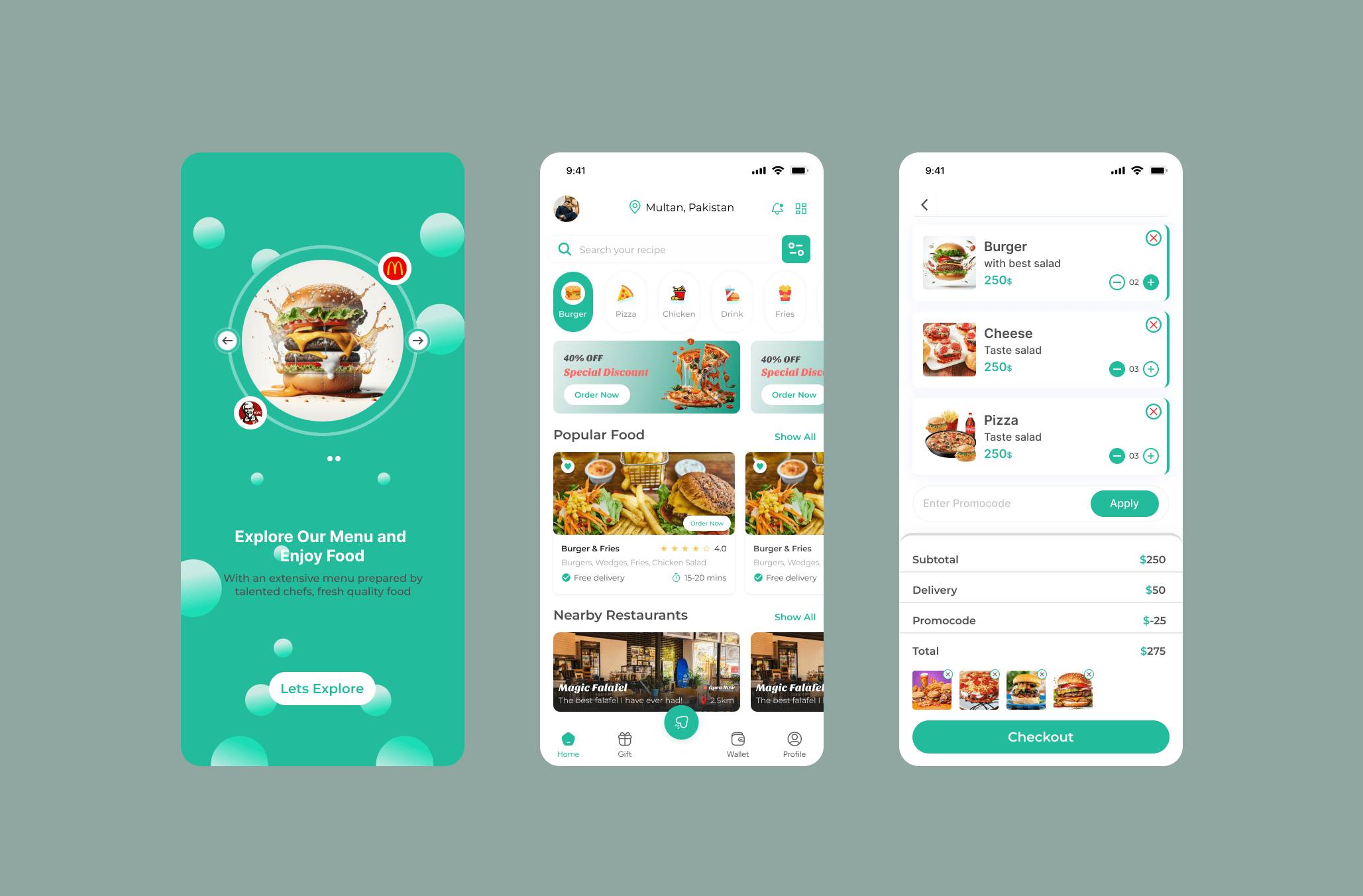 Love Eats UI Design