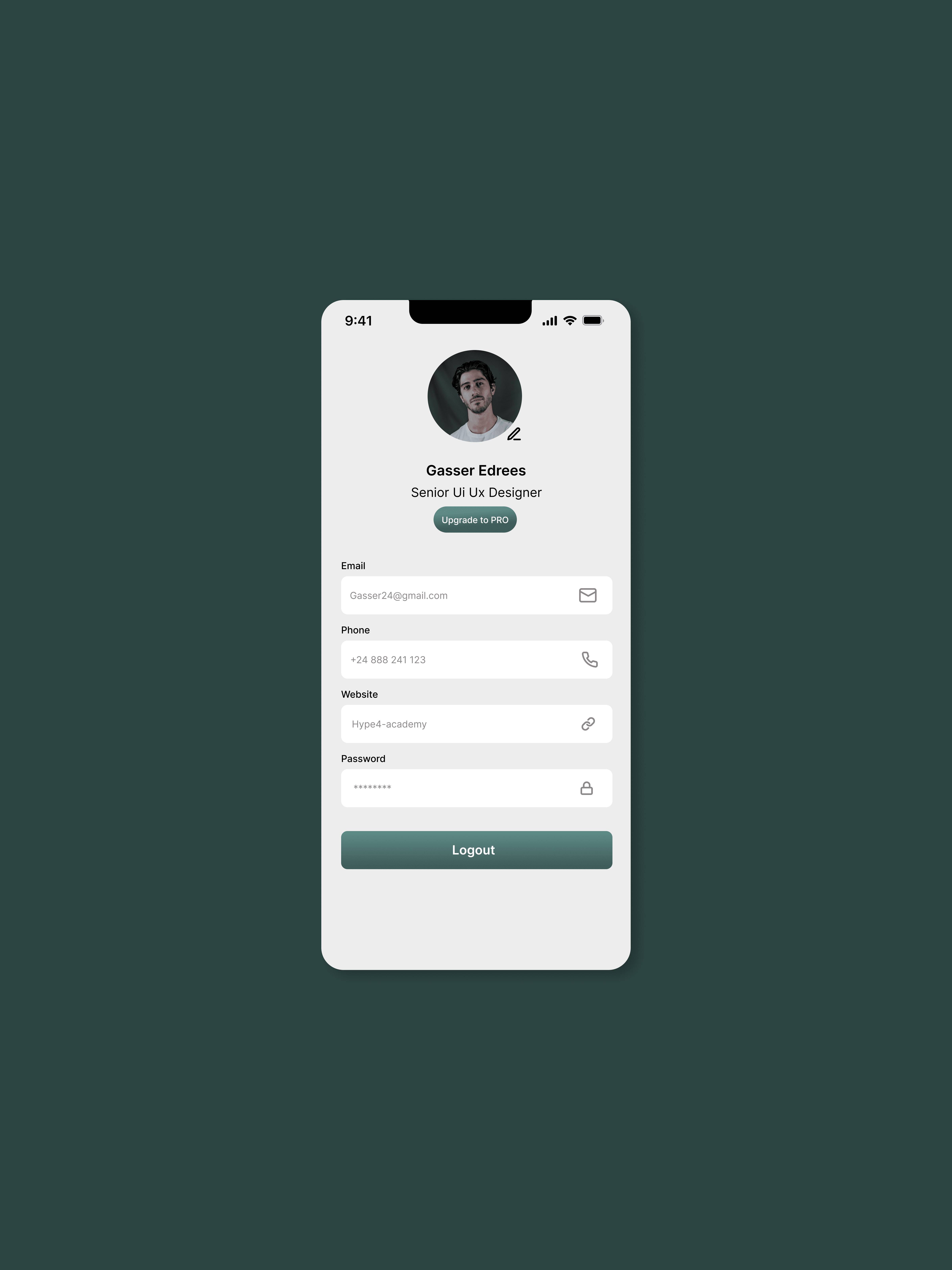 Daily UI Challenge #10