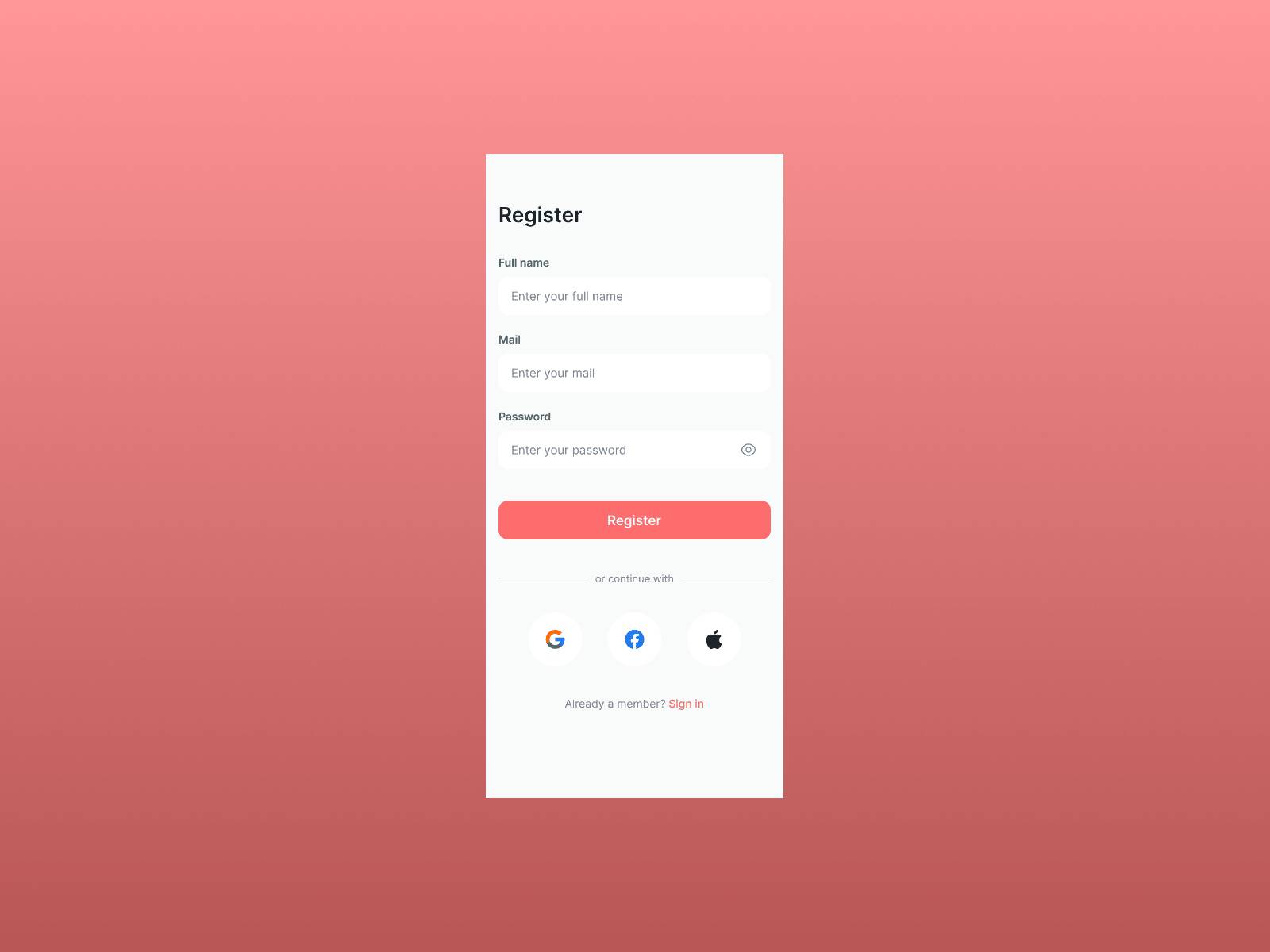 Daily UI Challenge #3
