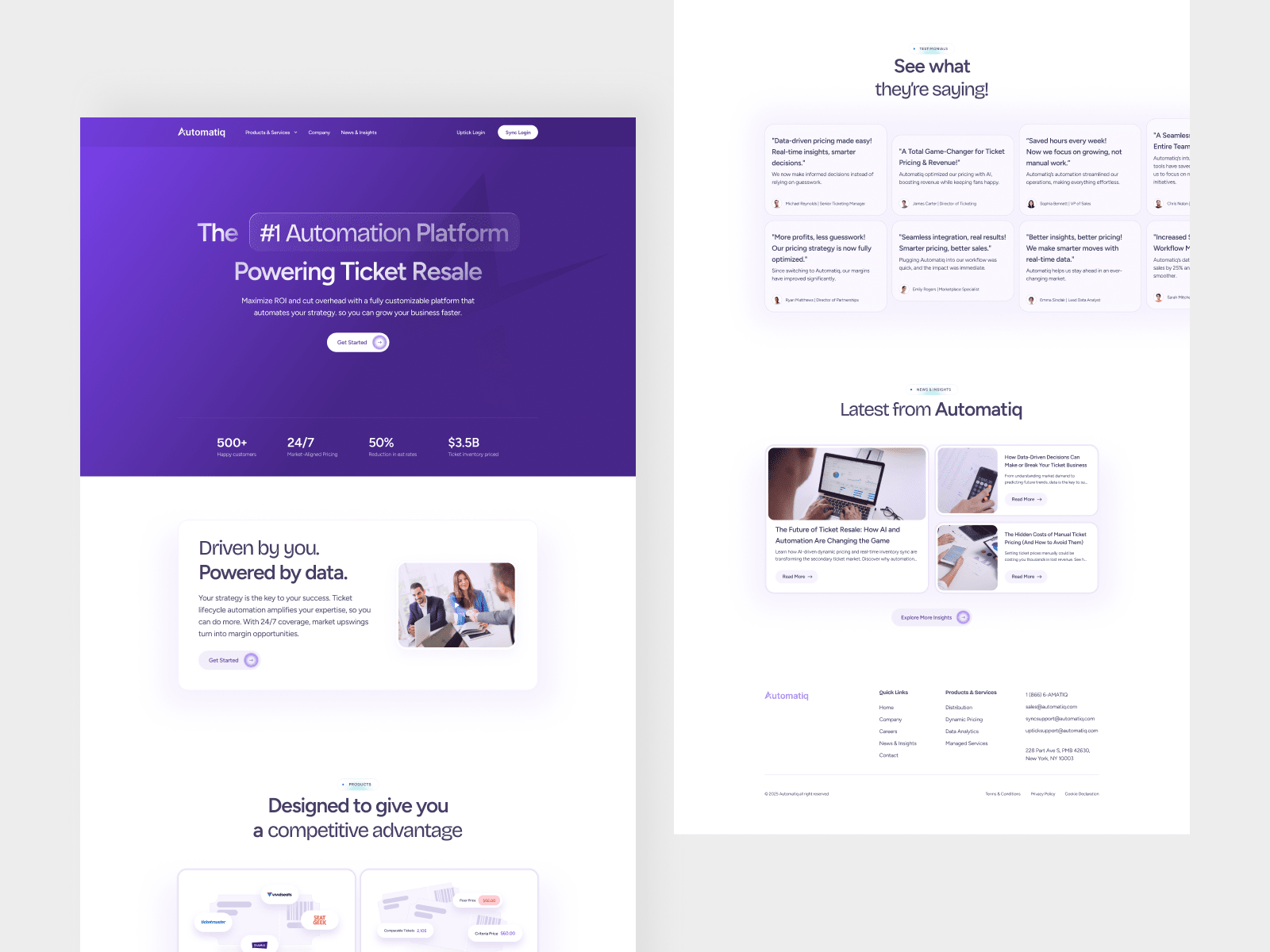 Automatiq - Website Redesign 🌟