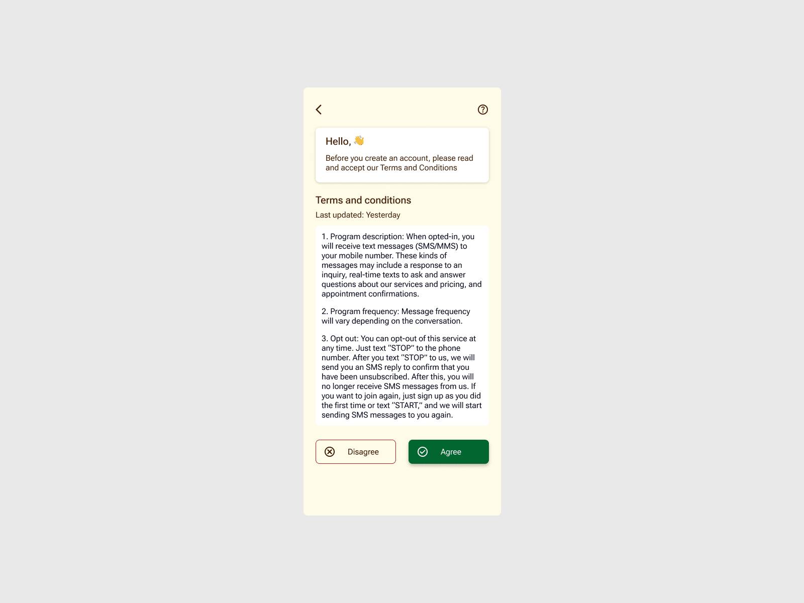 Daily UI Challenge #44
