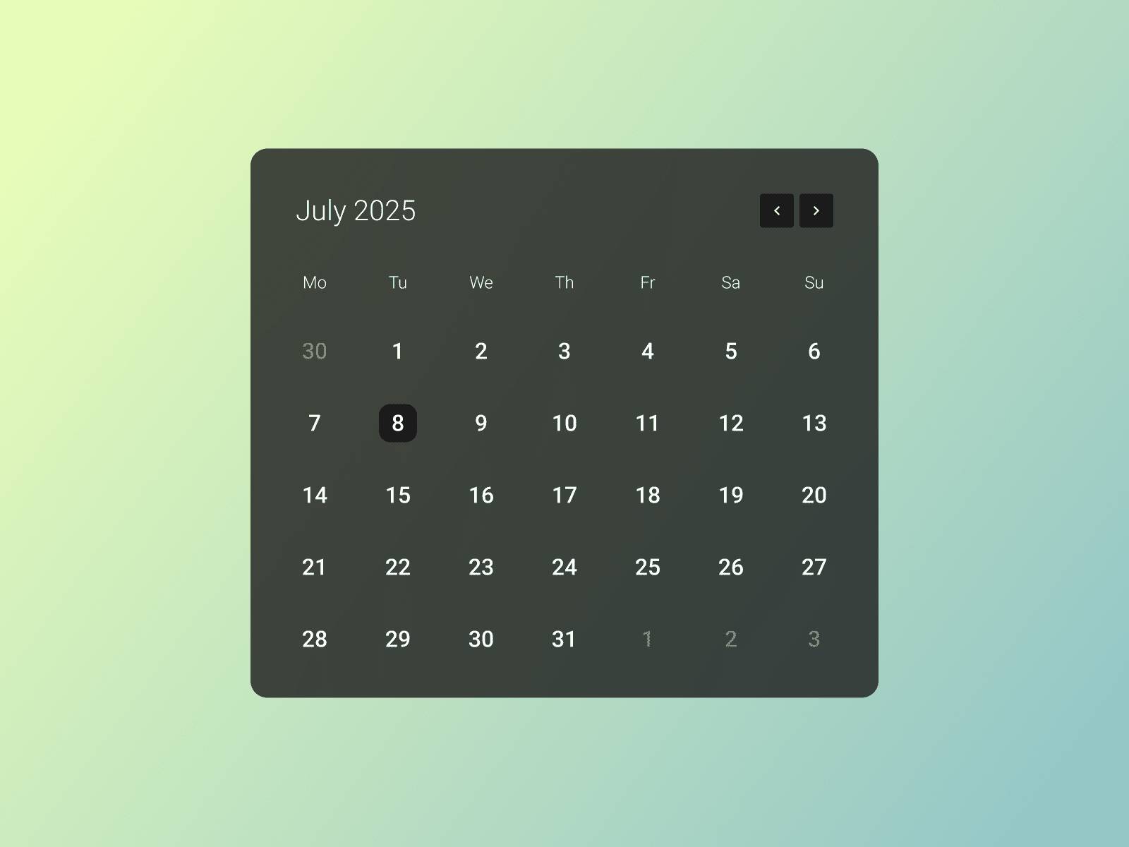 Daily UI Challenge #6