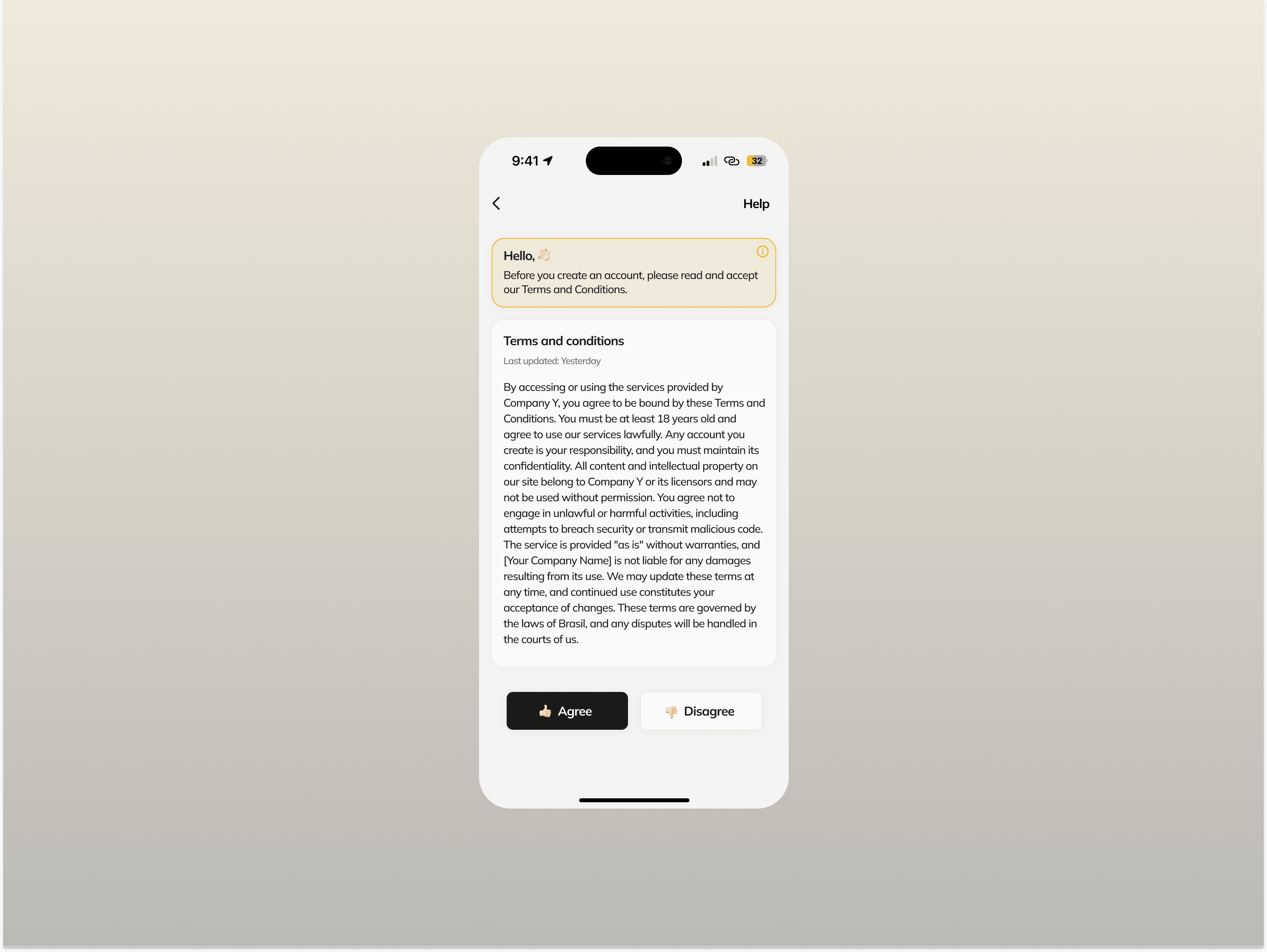 Daily UI Challenge #44