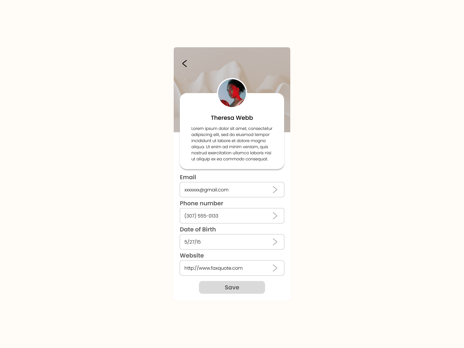 Daily UI Challenge #10
