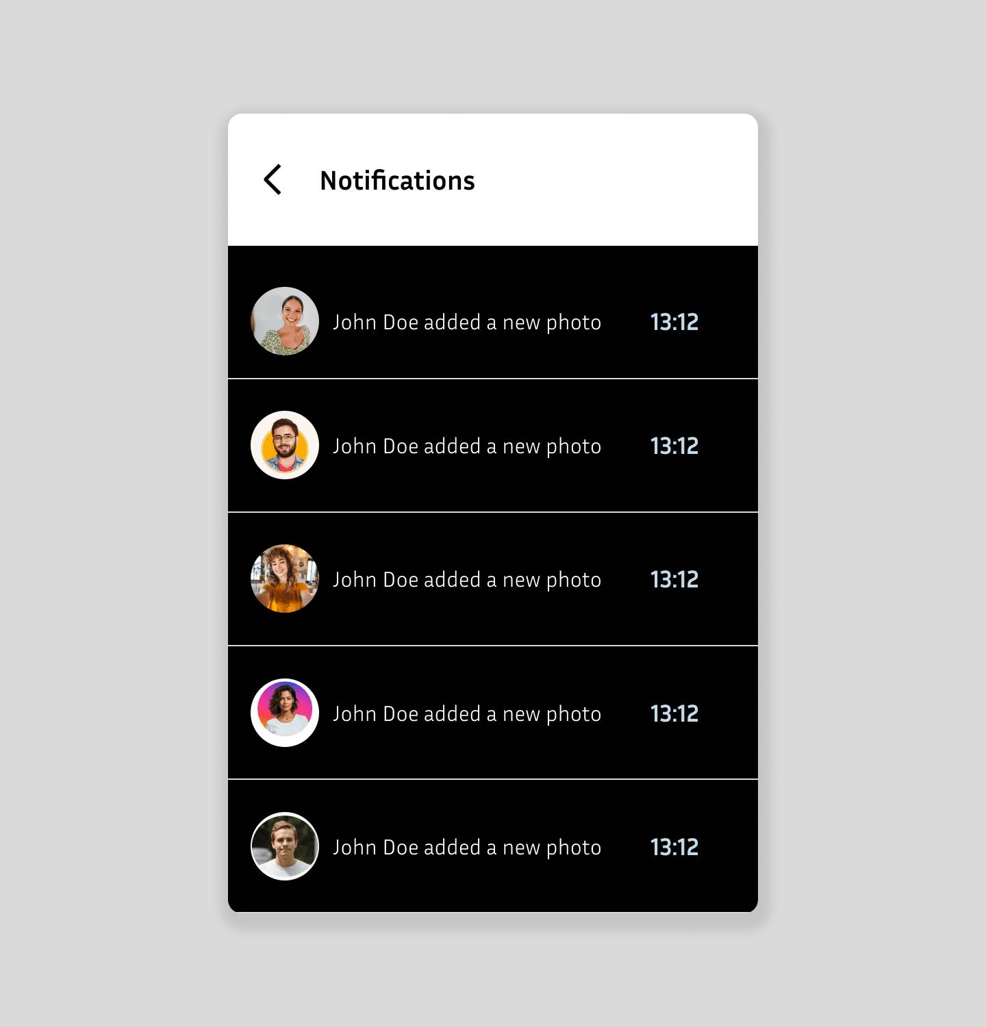 Daily UI Challenge #55