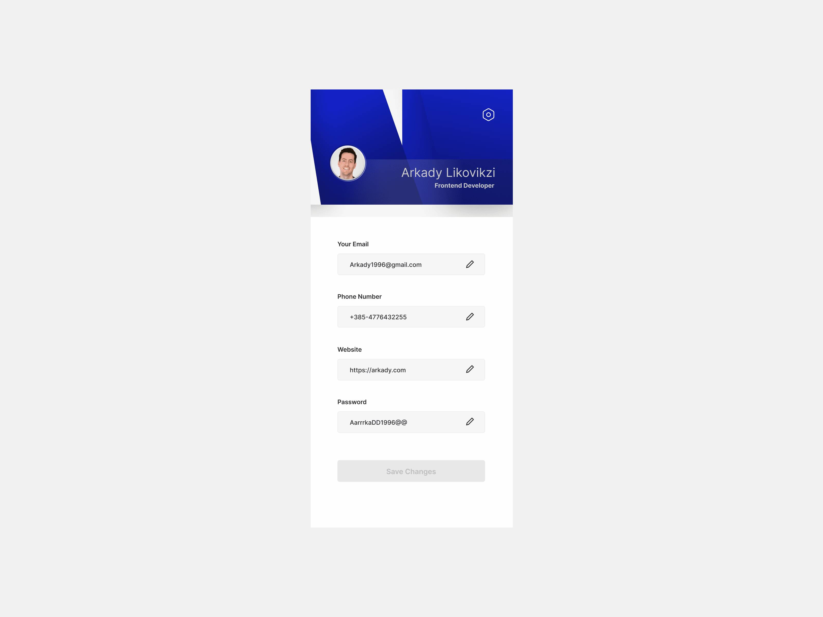 Daily UI Challenge #10