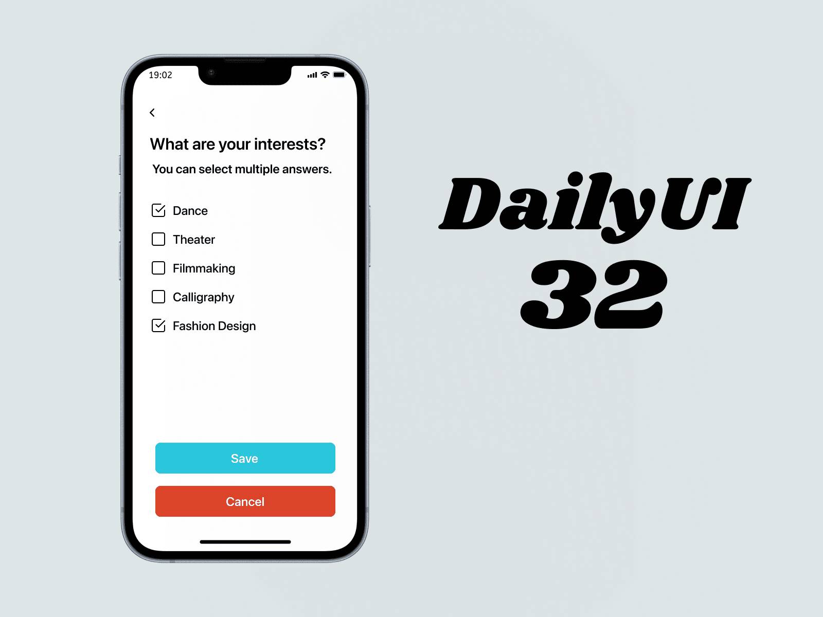 Daily UI Challenge #32
