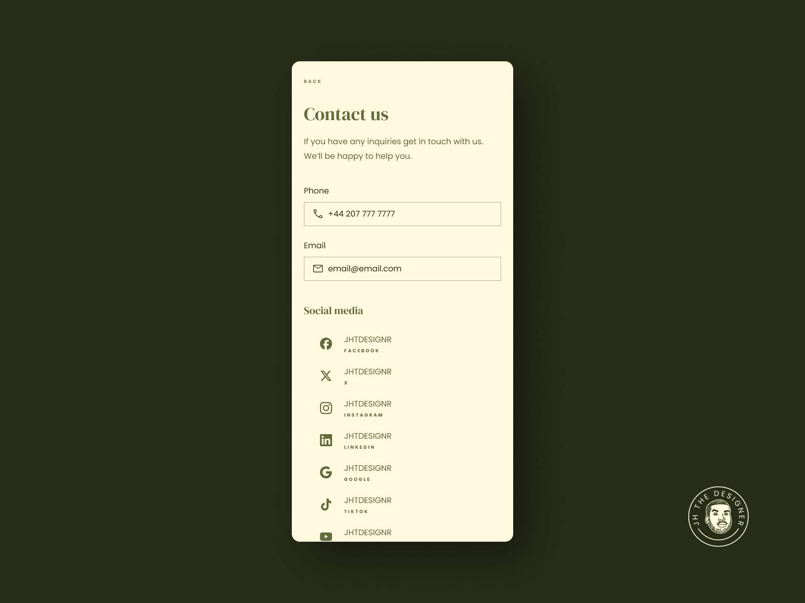 Daily UI Challenge #30