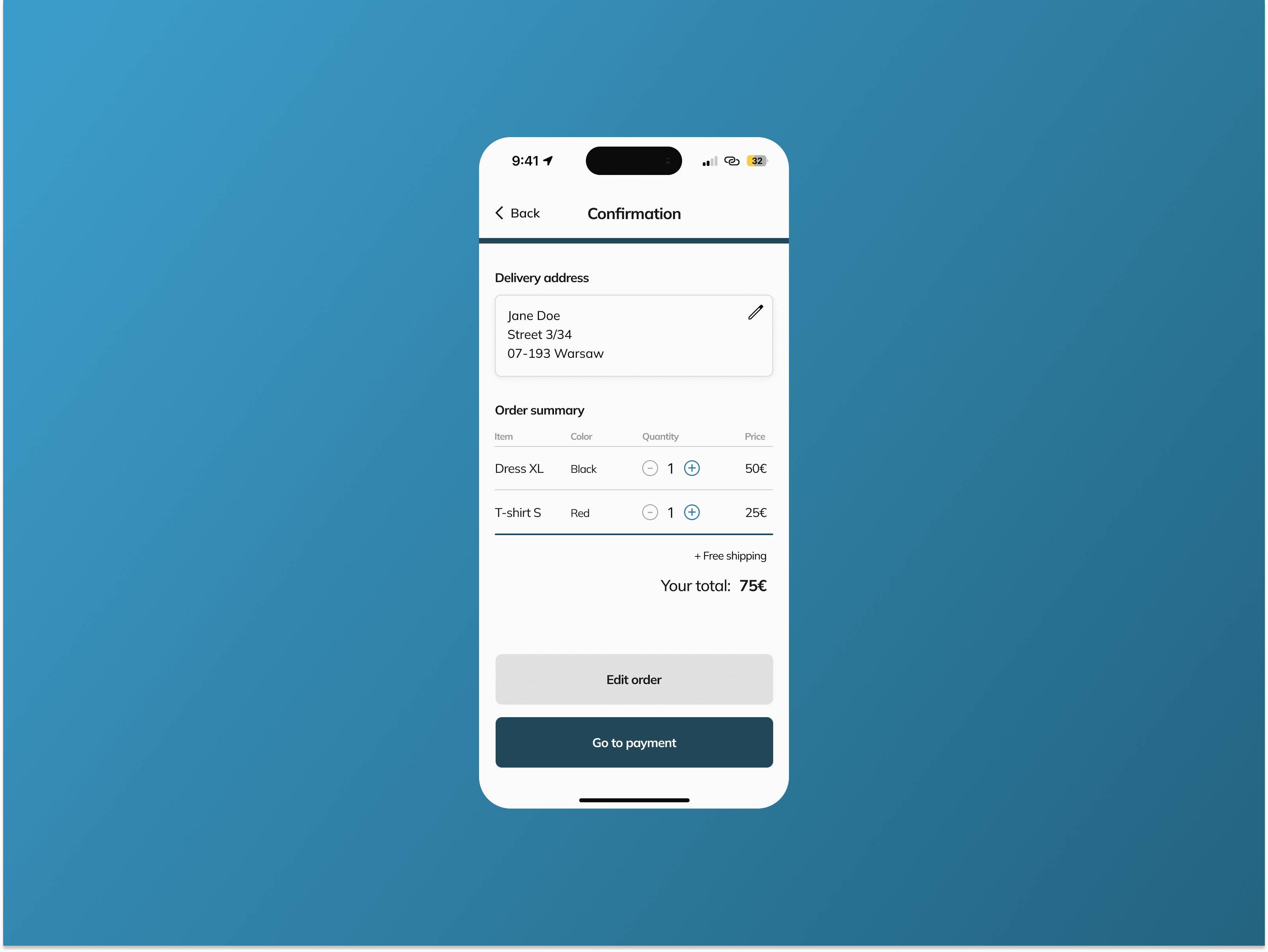 Daily UI Challenge #50