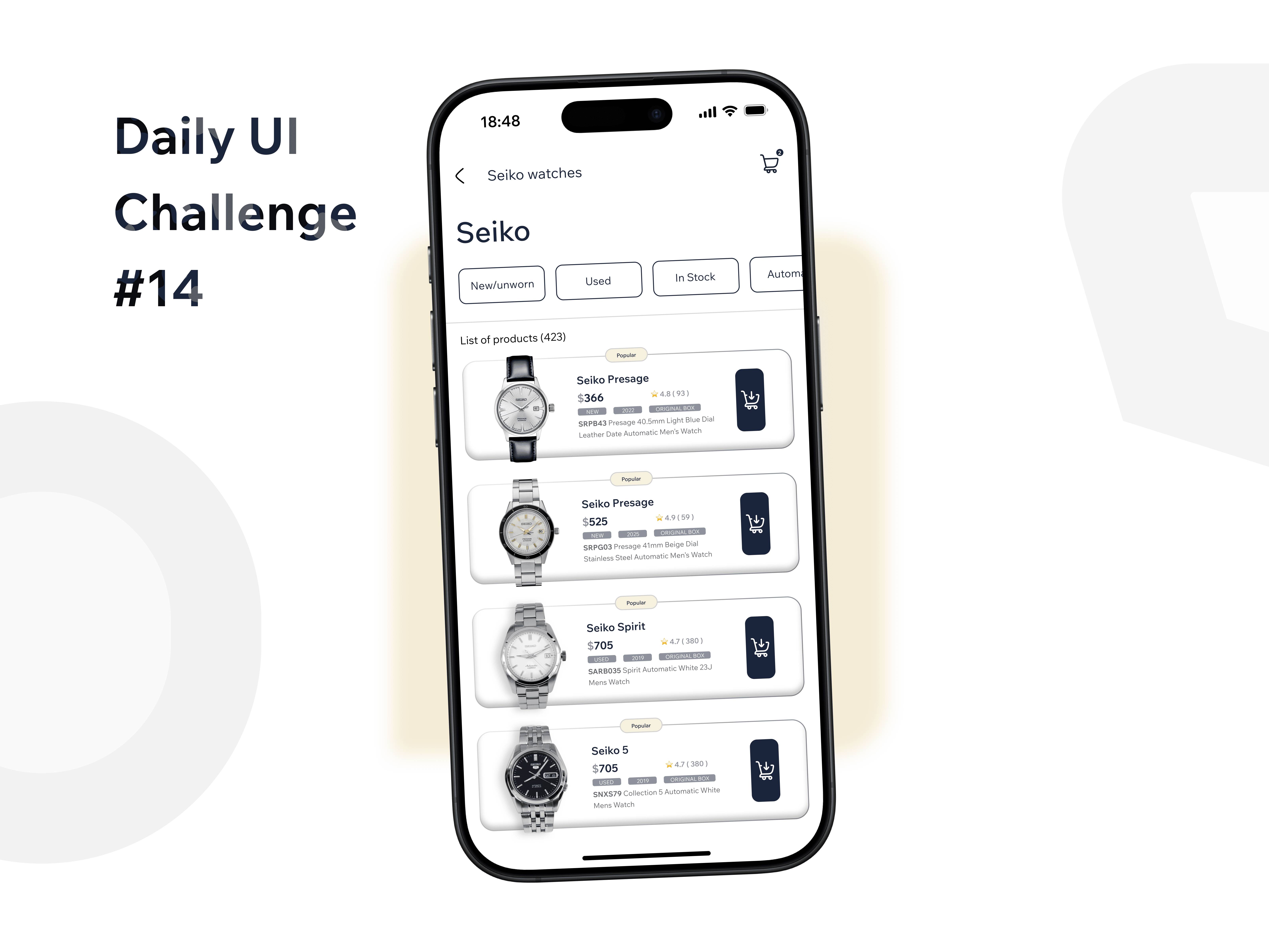 Daily UI Challenge #14
