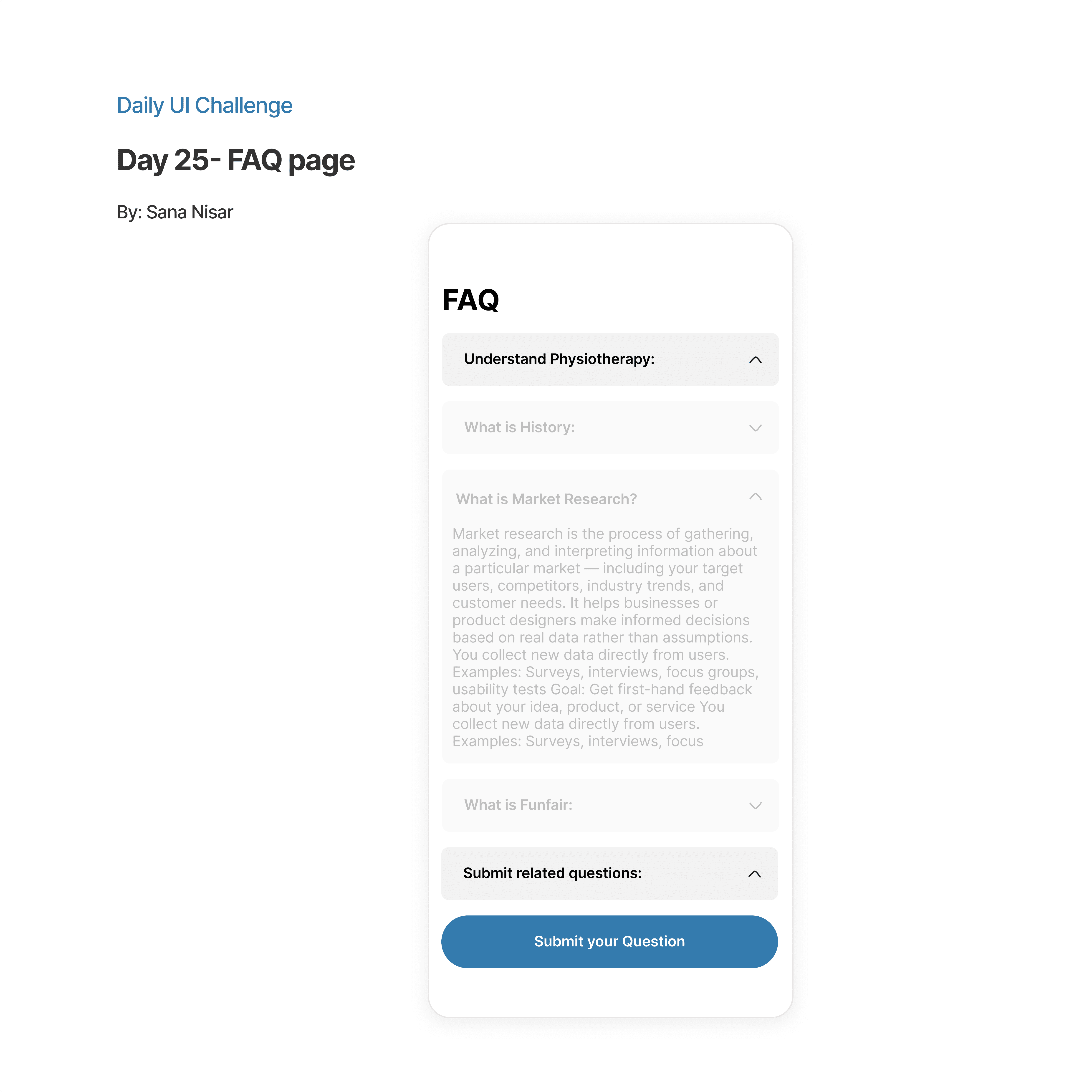 Daily UI Challenge #25