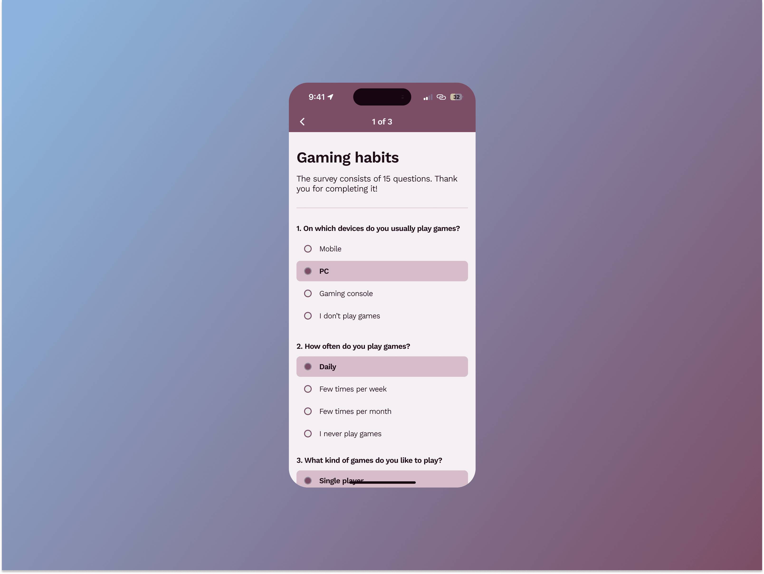 Daily UI Challenge #59