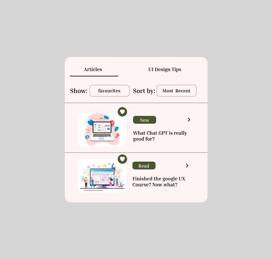 Daily UI Challenge #67