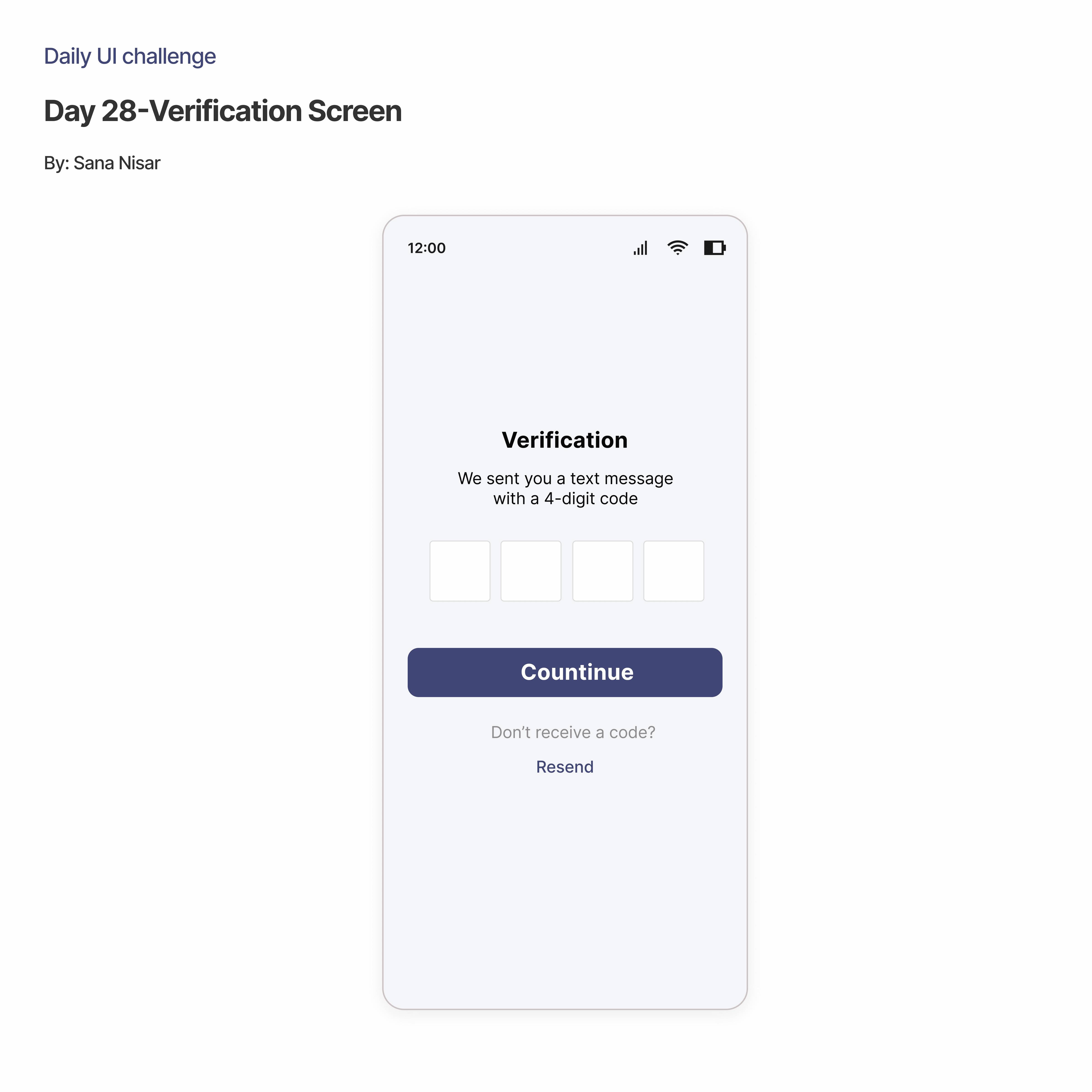 Daily UI Challenge #28