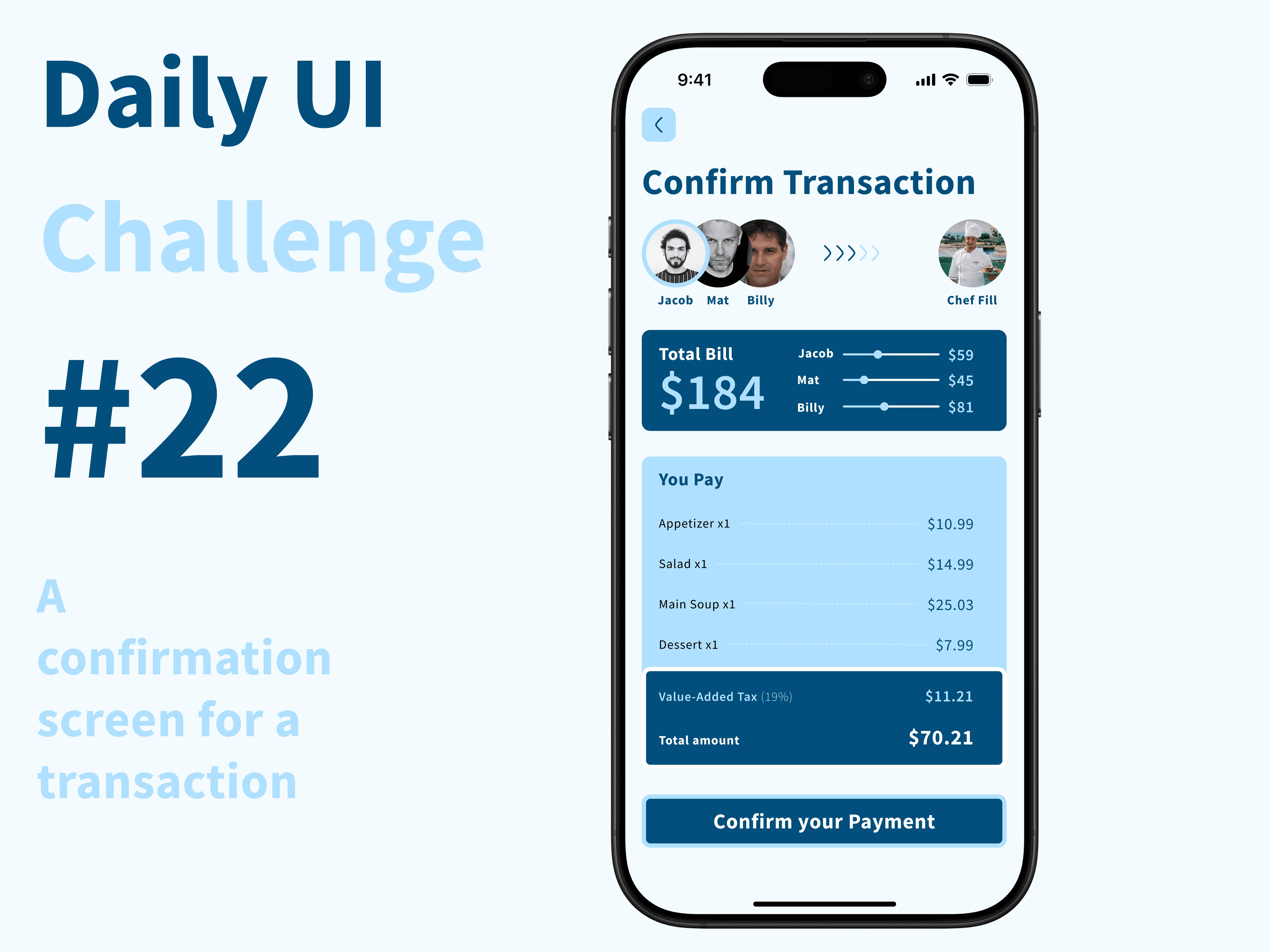Daily UI Challenge #22