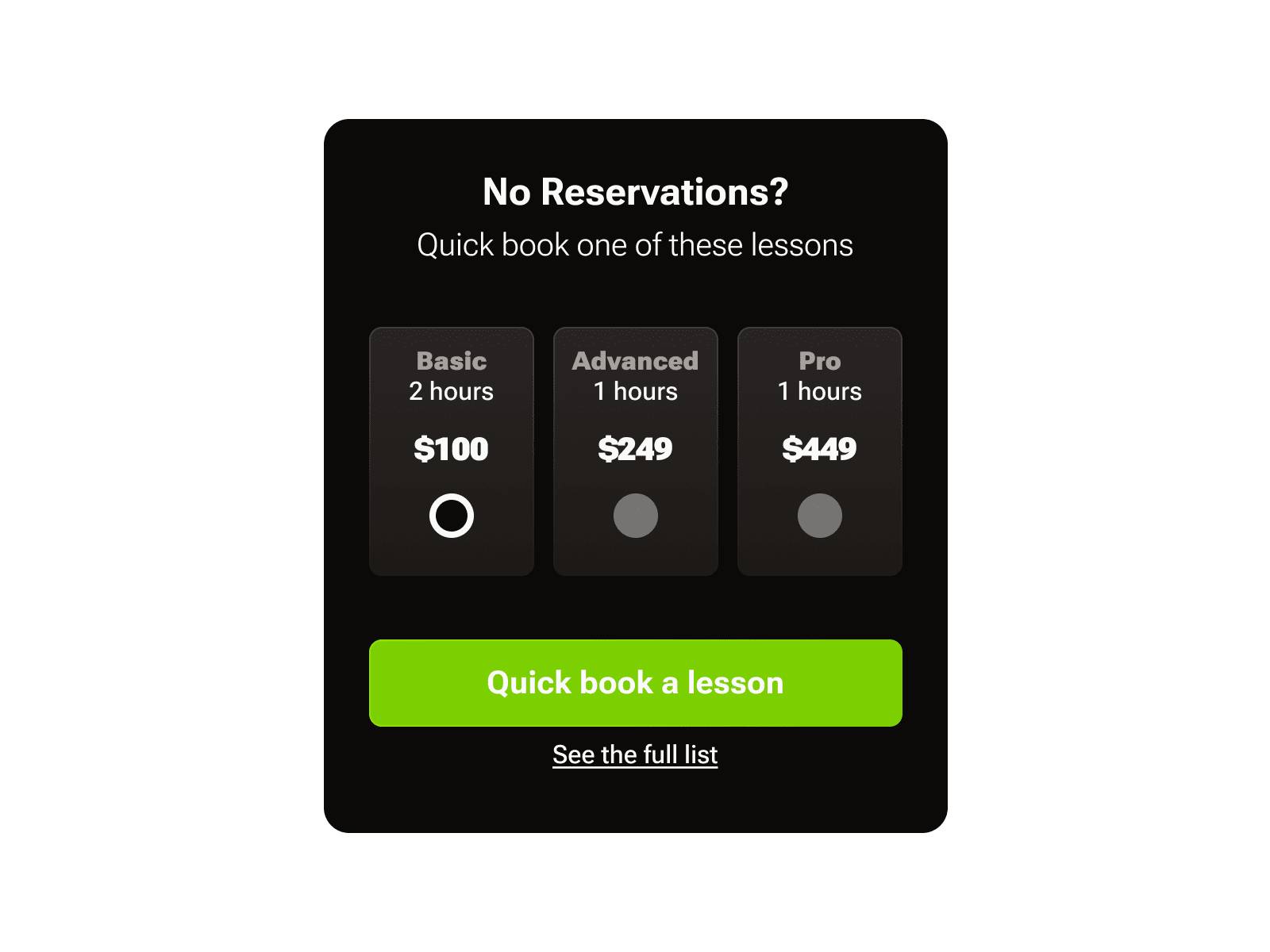Daily UI Challenge #65