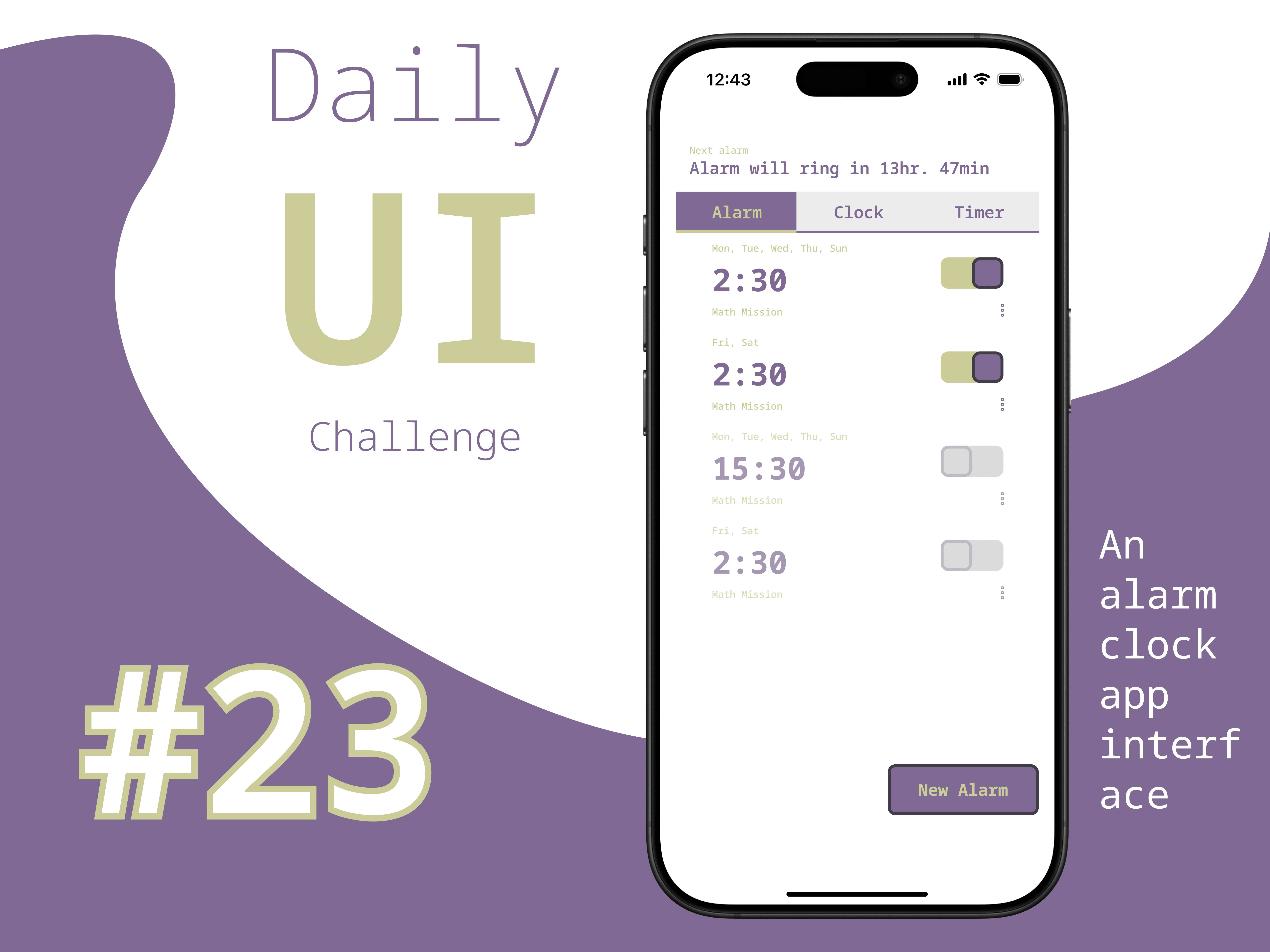 Daily UI Challenge #23