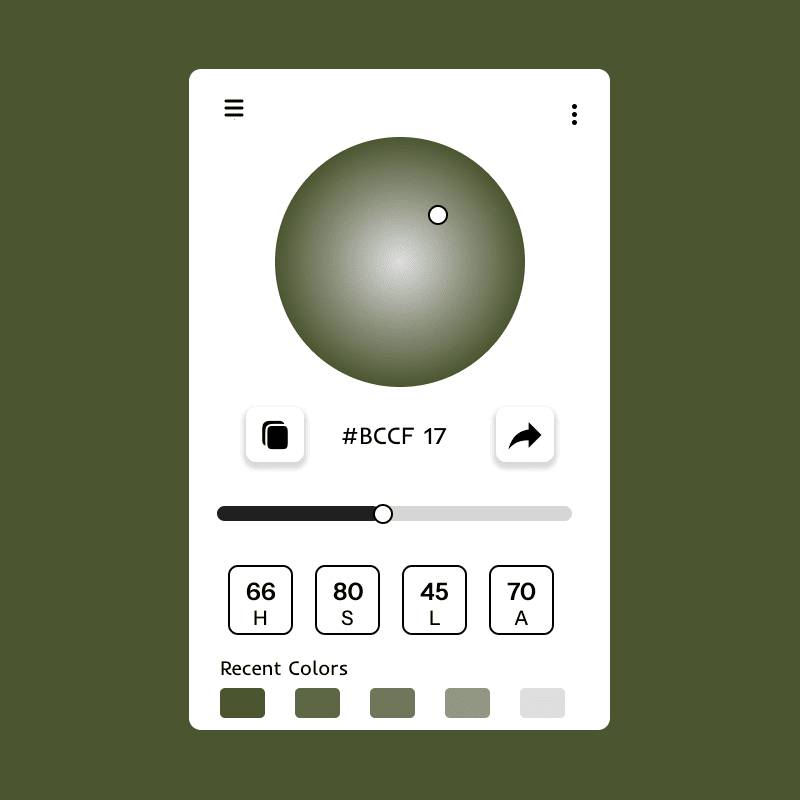 Daily UI Challenge #70