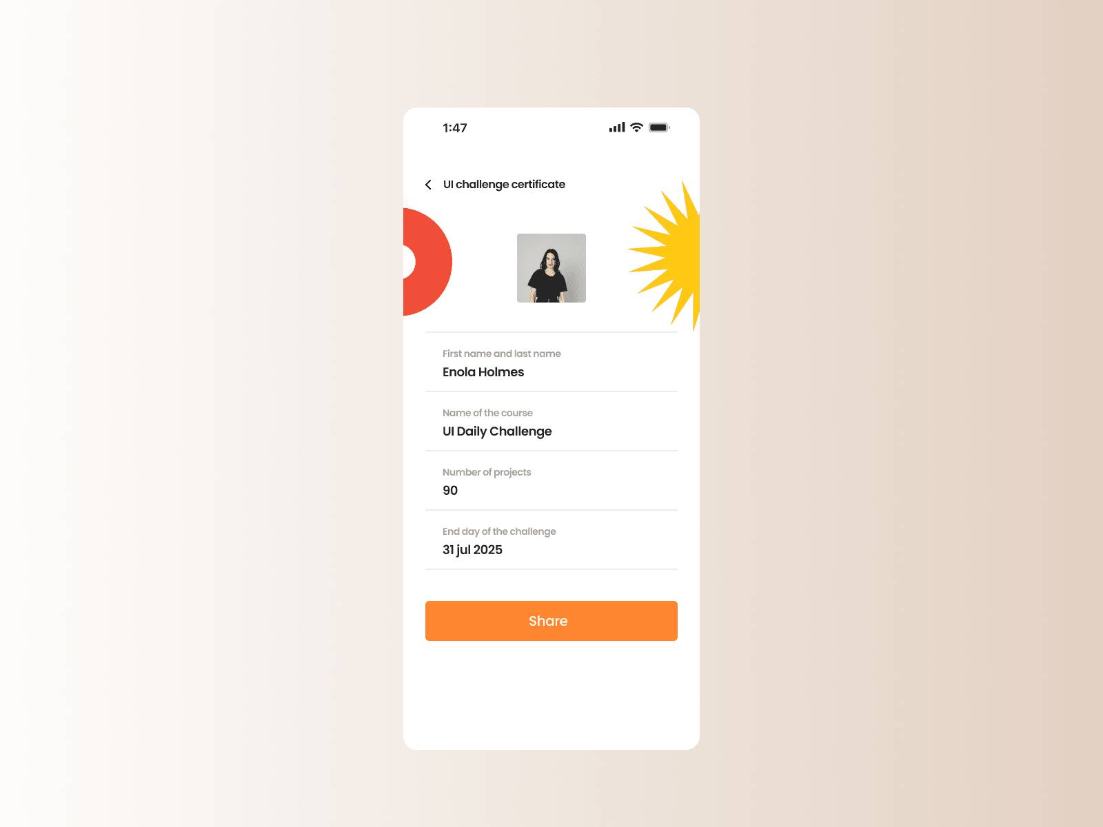Daily UI Challenge #90