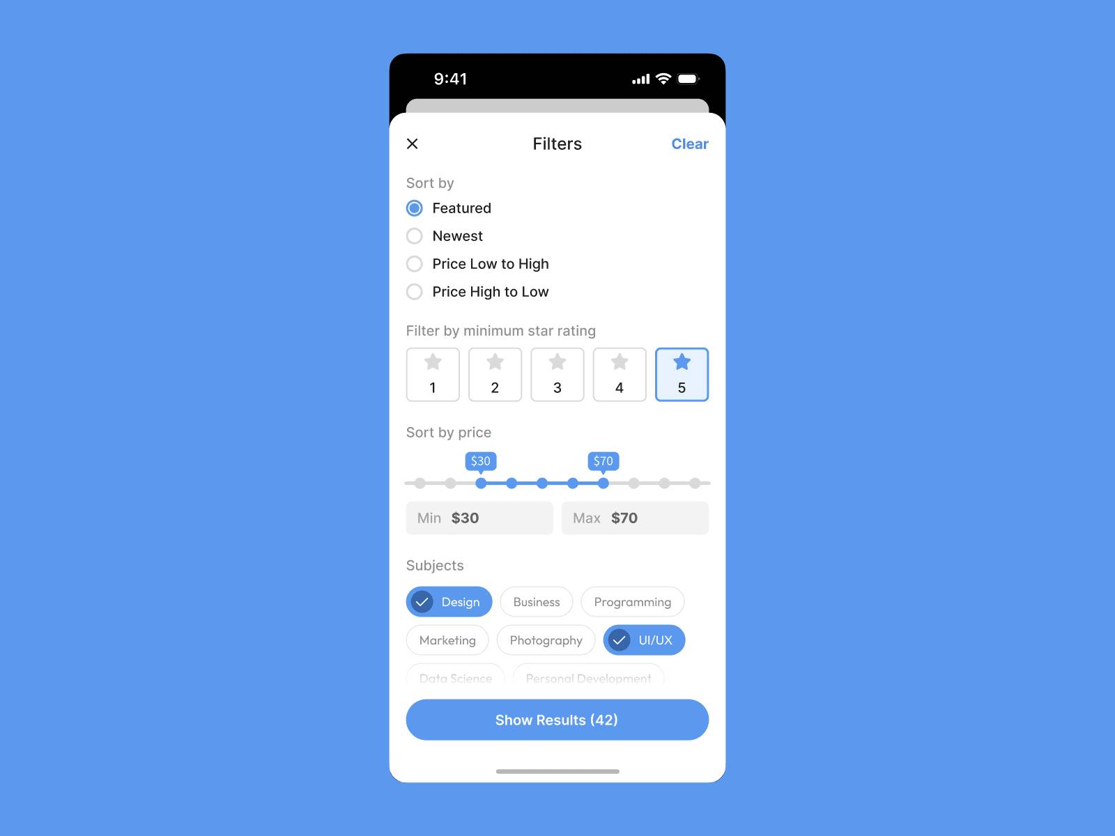Daily UI Challenge #51