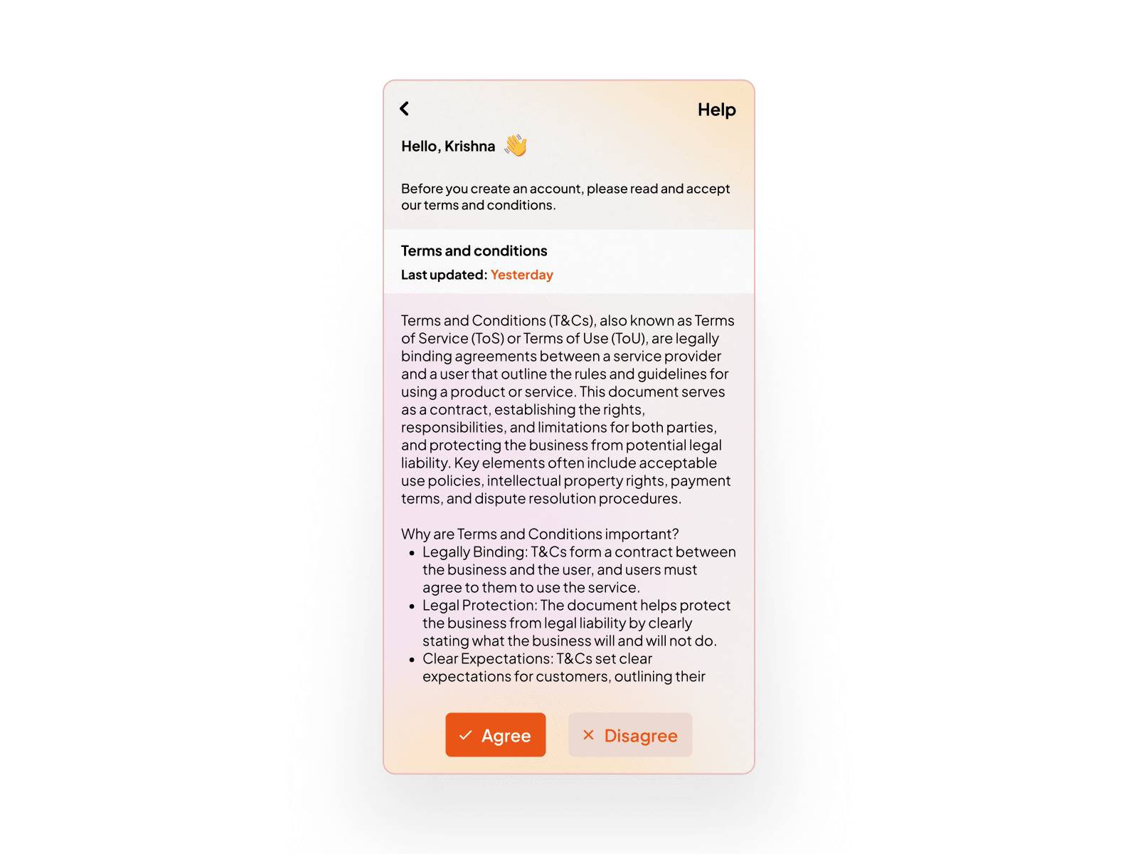 Daily UI Challenge #44
