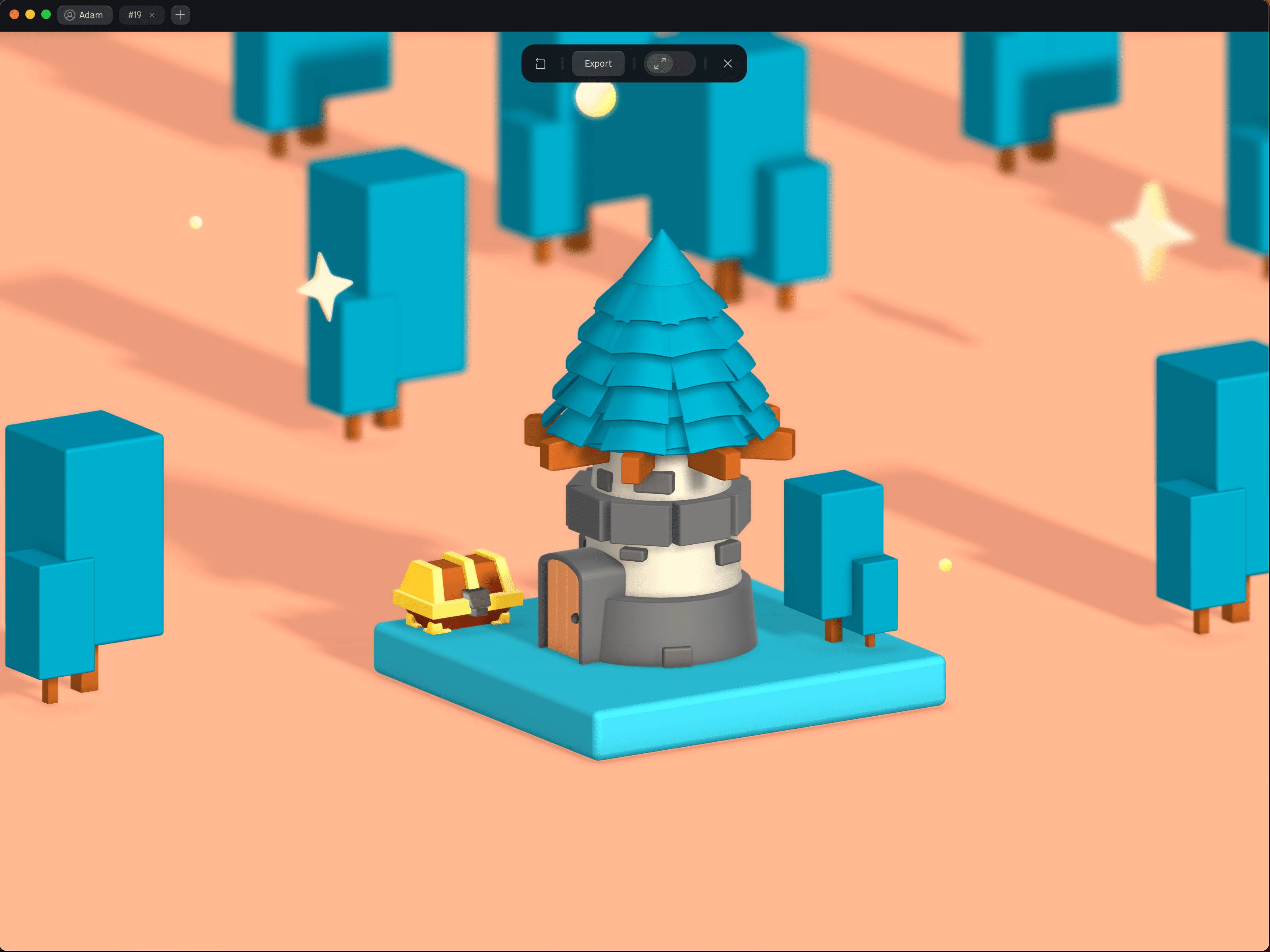 3D #19 Wizard Tower