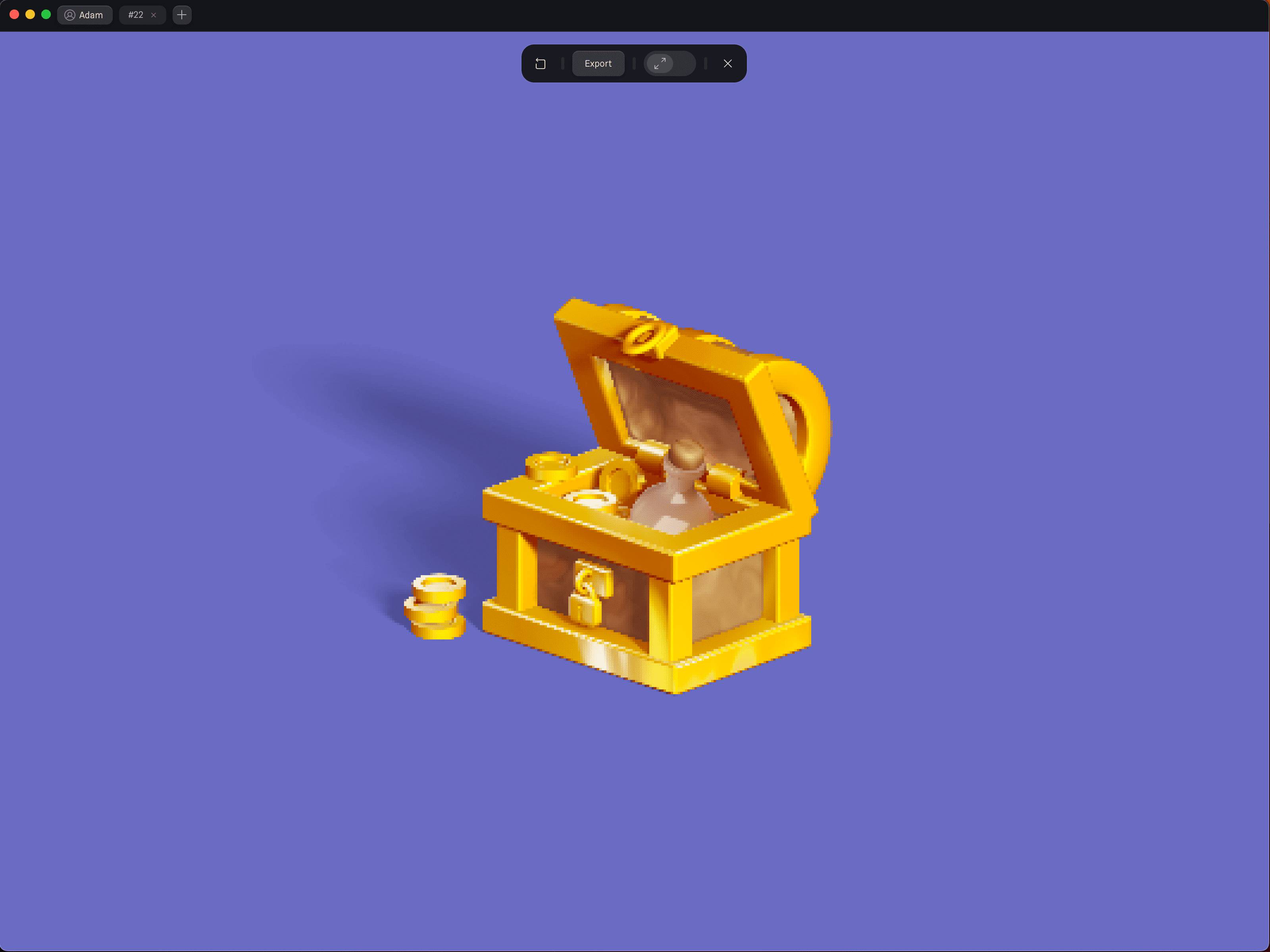 3D #22 Treasure Chest