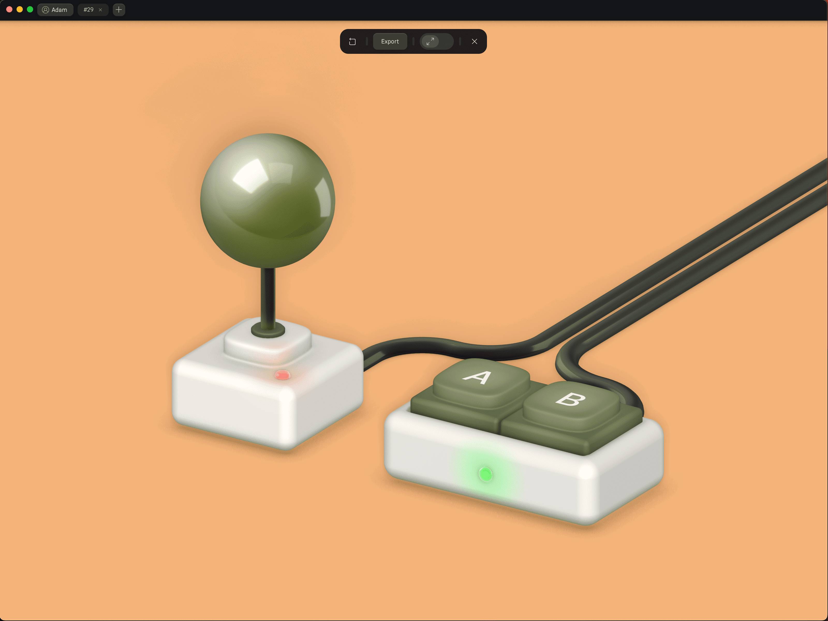 3D #29 Keyboard