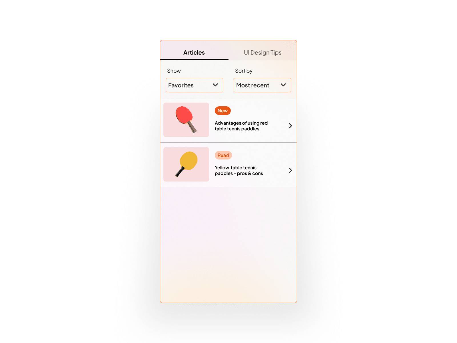 Daily UI Challenge #67