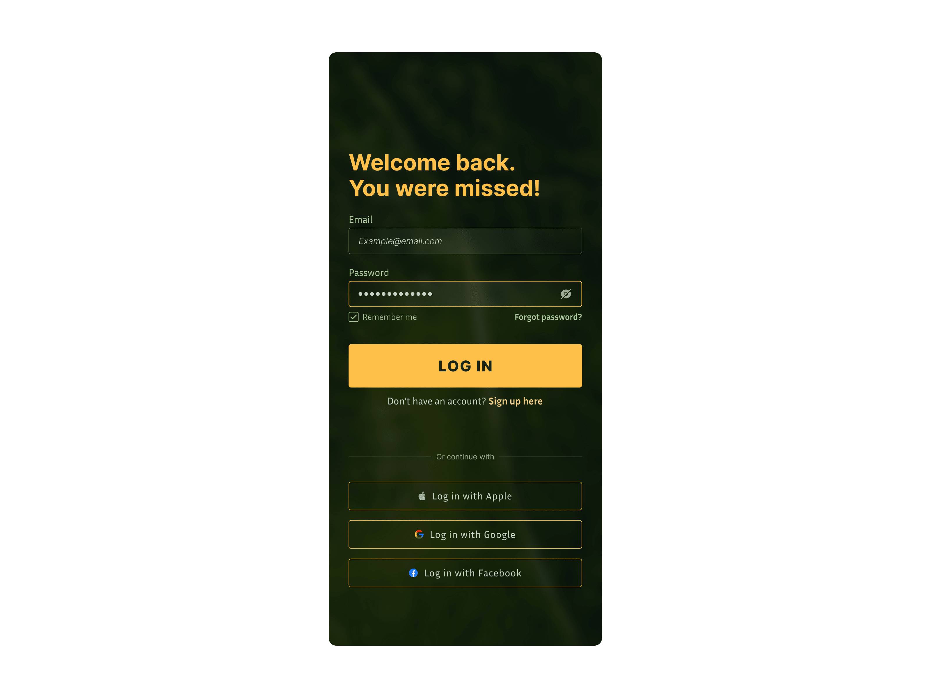 Daily UI Challenge #3